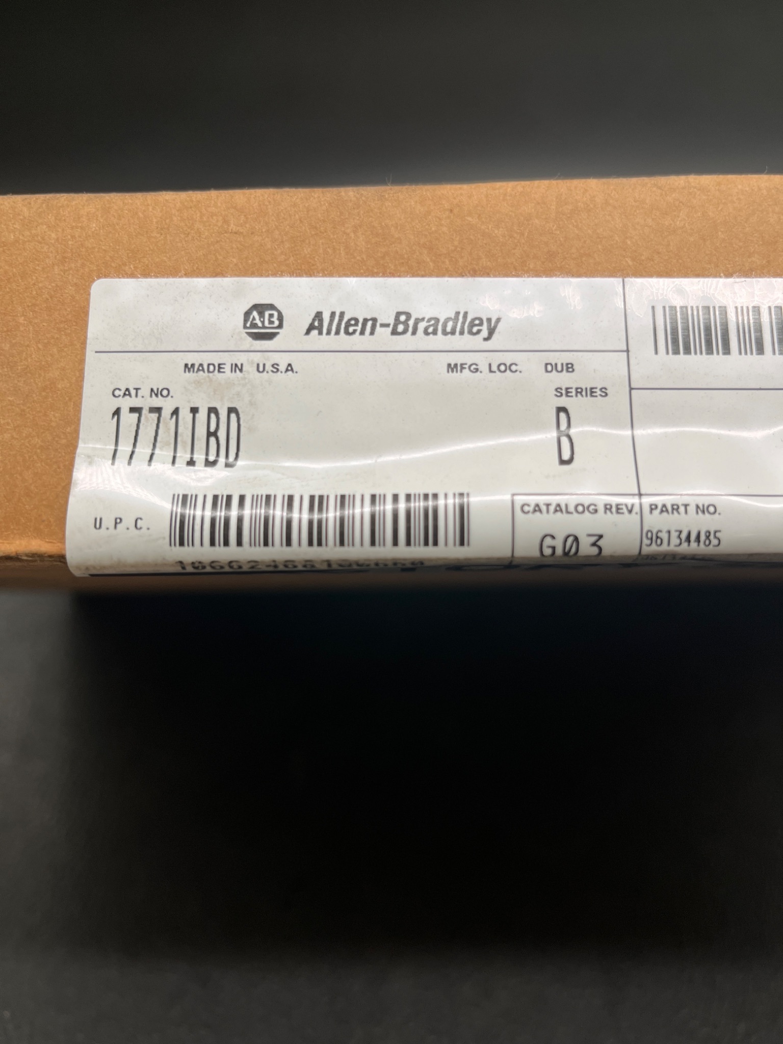 ALLEN BRADLEY 1771-IBD Digital Input Module NEW 5