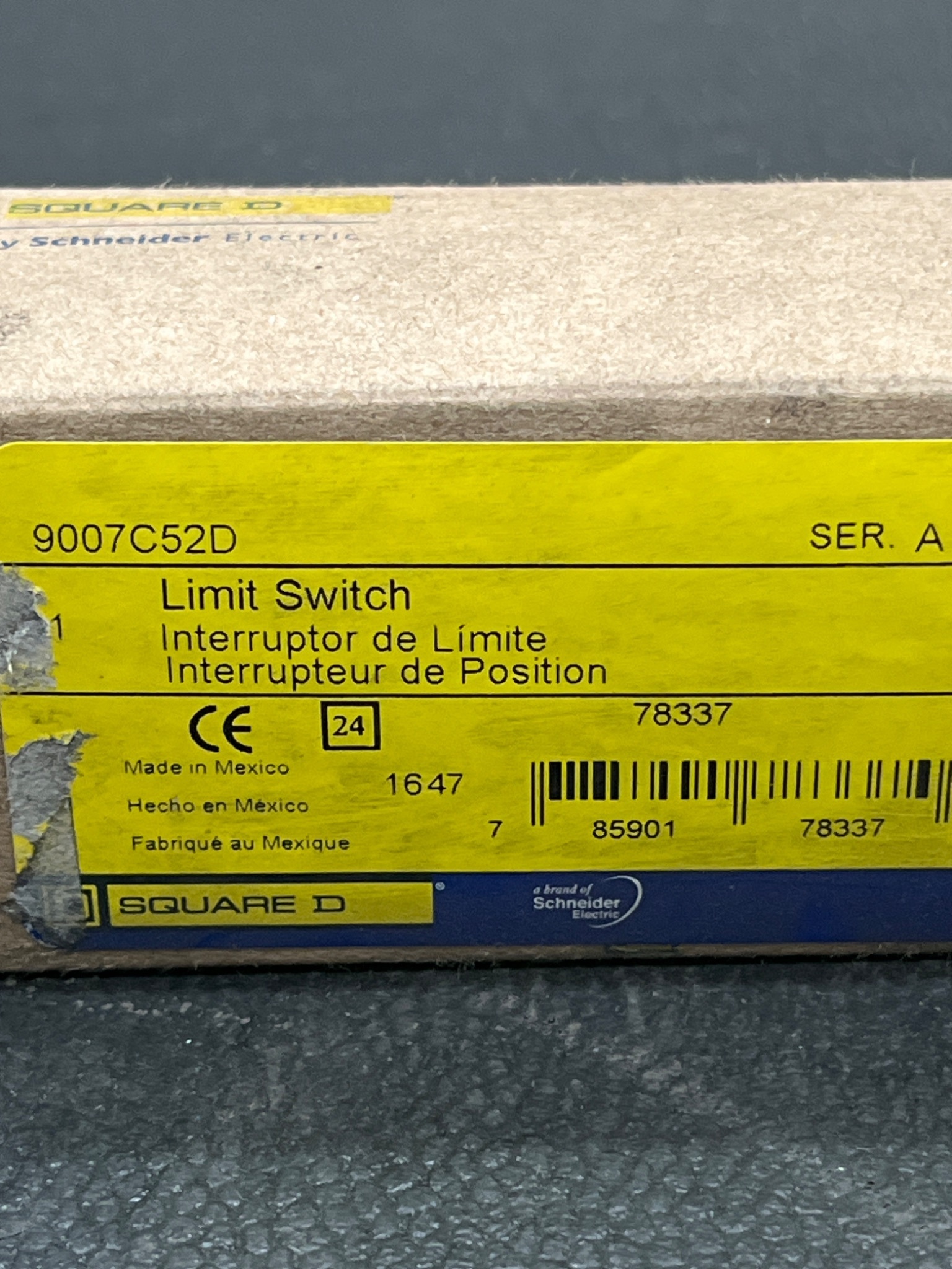 SQUARE D 9007C52D Limit Switch NEW 4