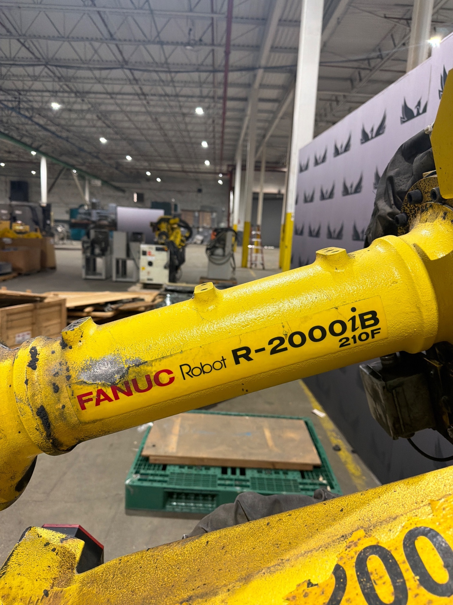 FANUC R-2000iB/210F Robot Complete w/ R-30iB Controls USED 6