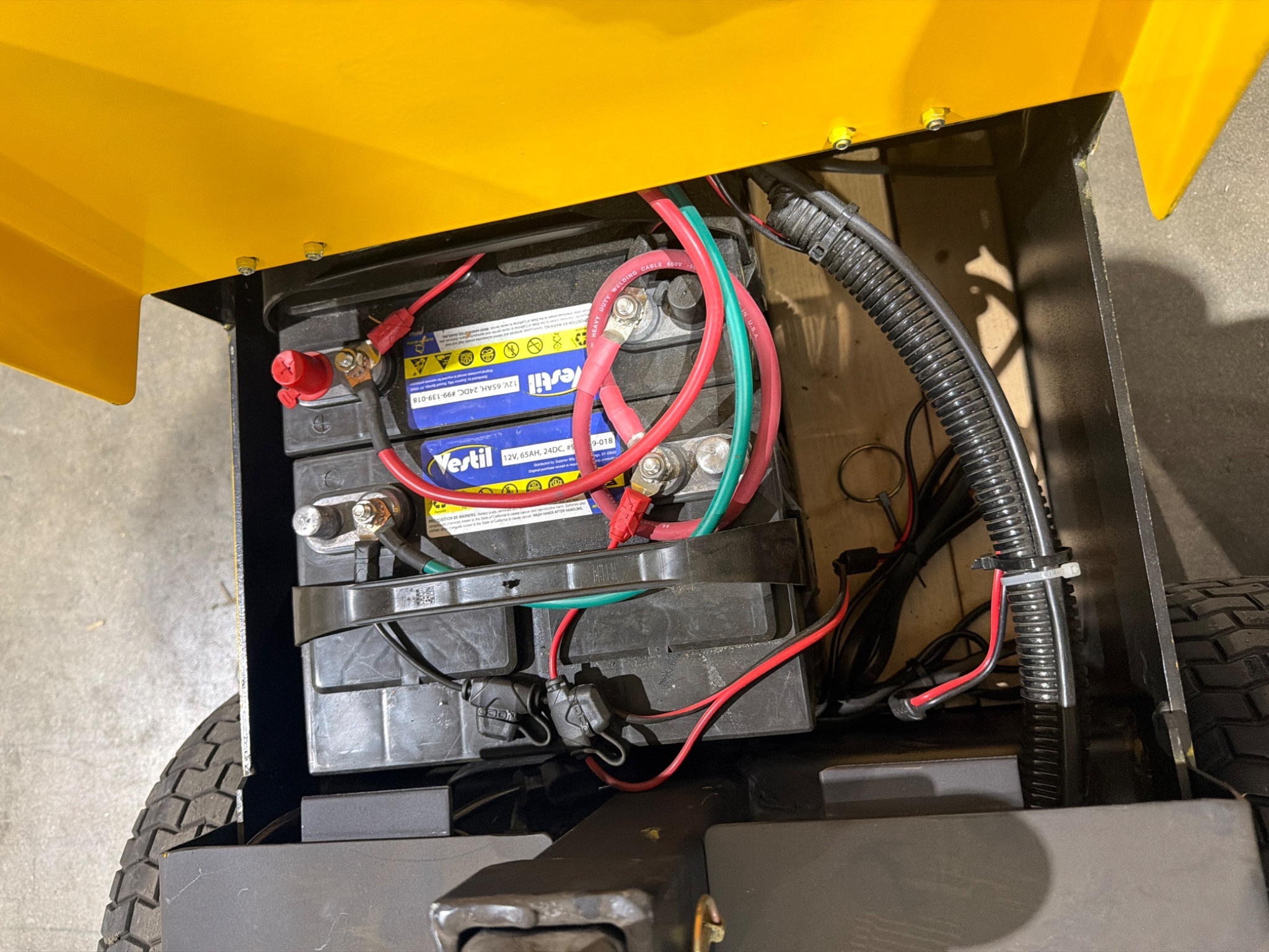 VESTIL E TUG HD 50 ELECTRIC TUGGER CART MOVER USED 3