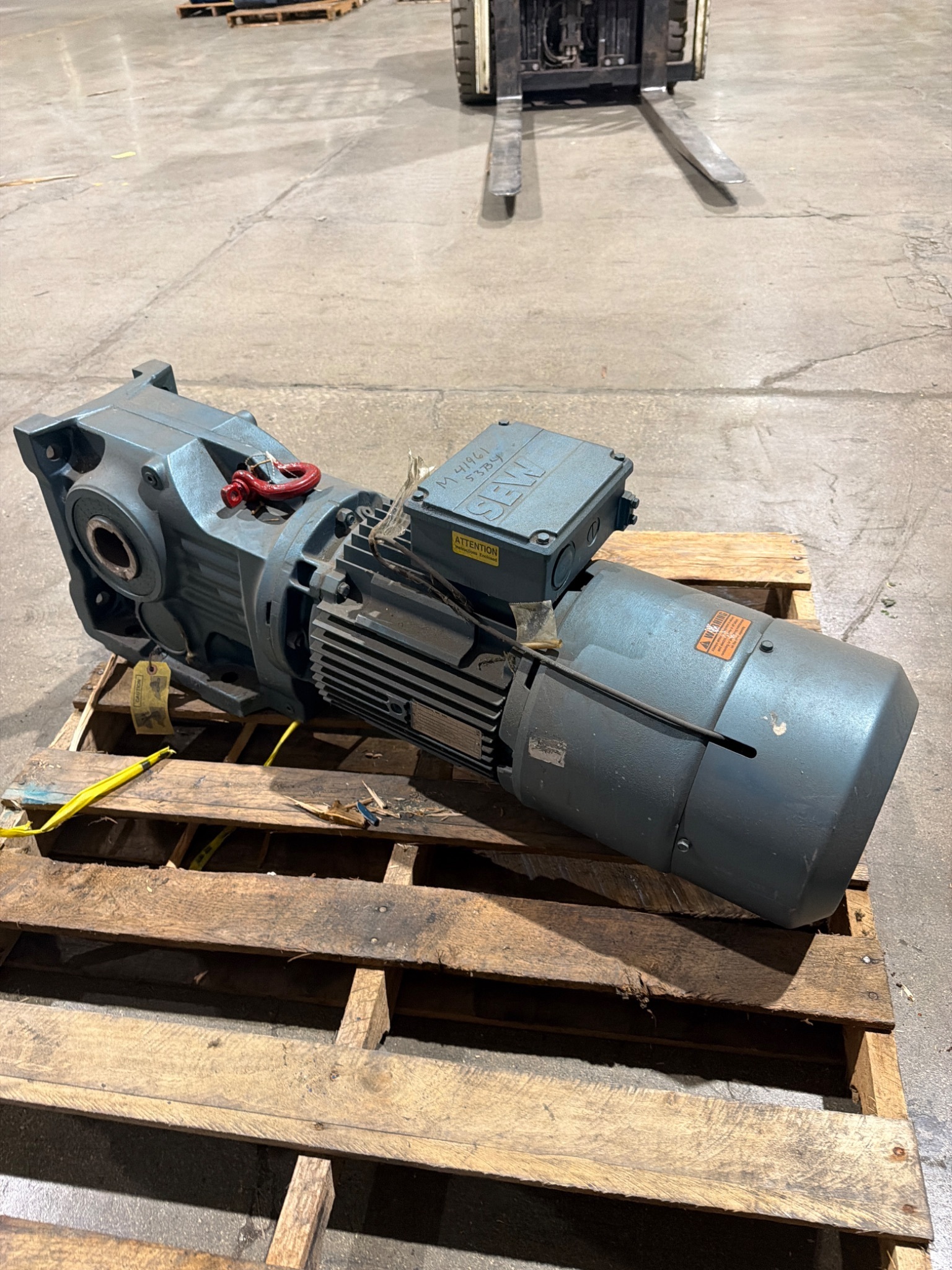 USED SEW‑EURODRIVE SEVERE DUTY Gear Motor Assembly 10HP 3