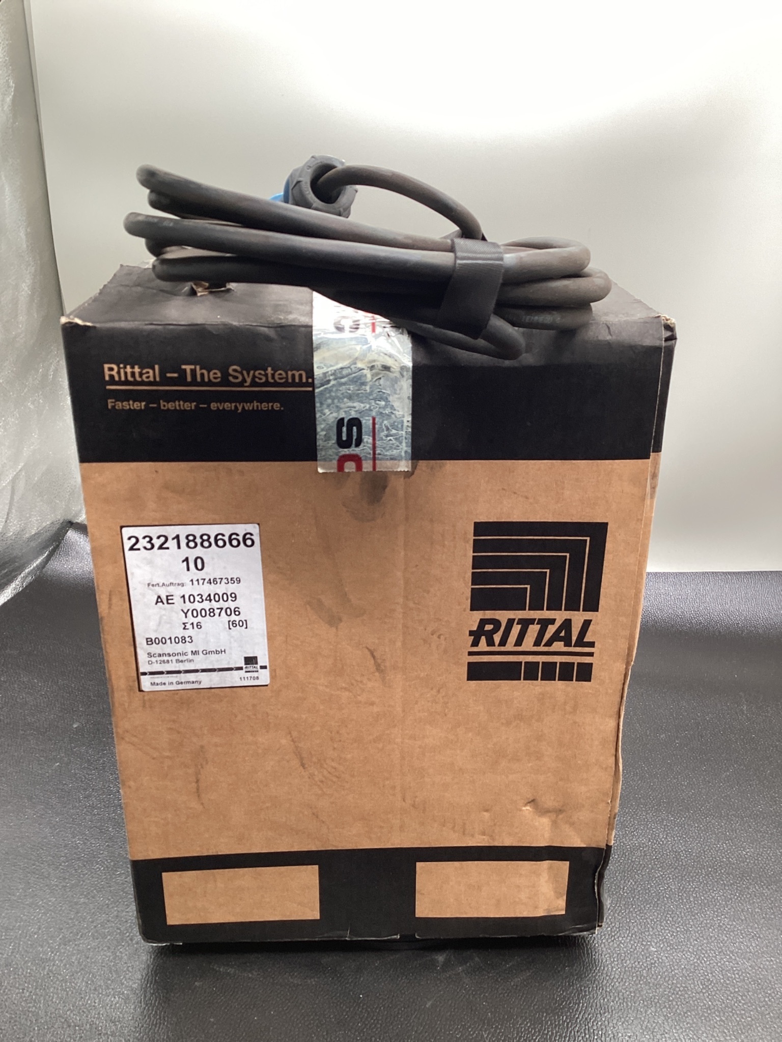 2018 SCANSONIC NETZ-BOX-24V-M23-230V-CEE-AB POWER SUPPLY BOX; NEW 9
