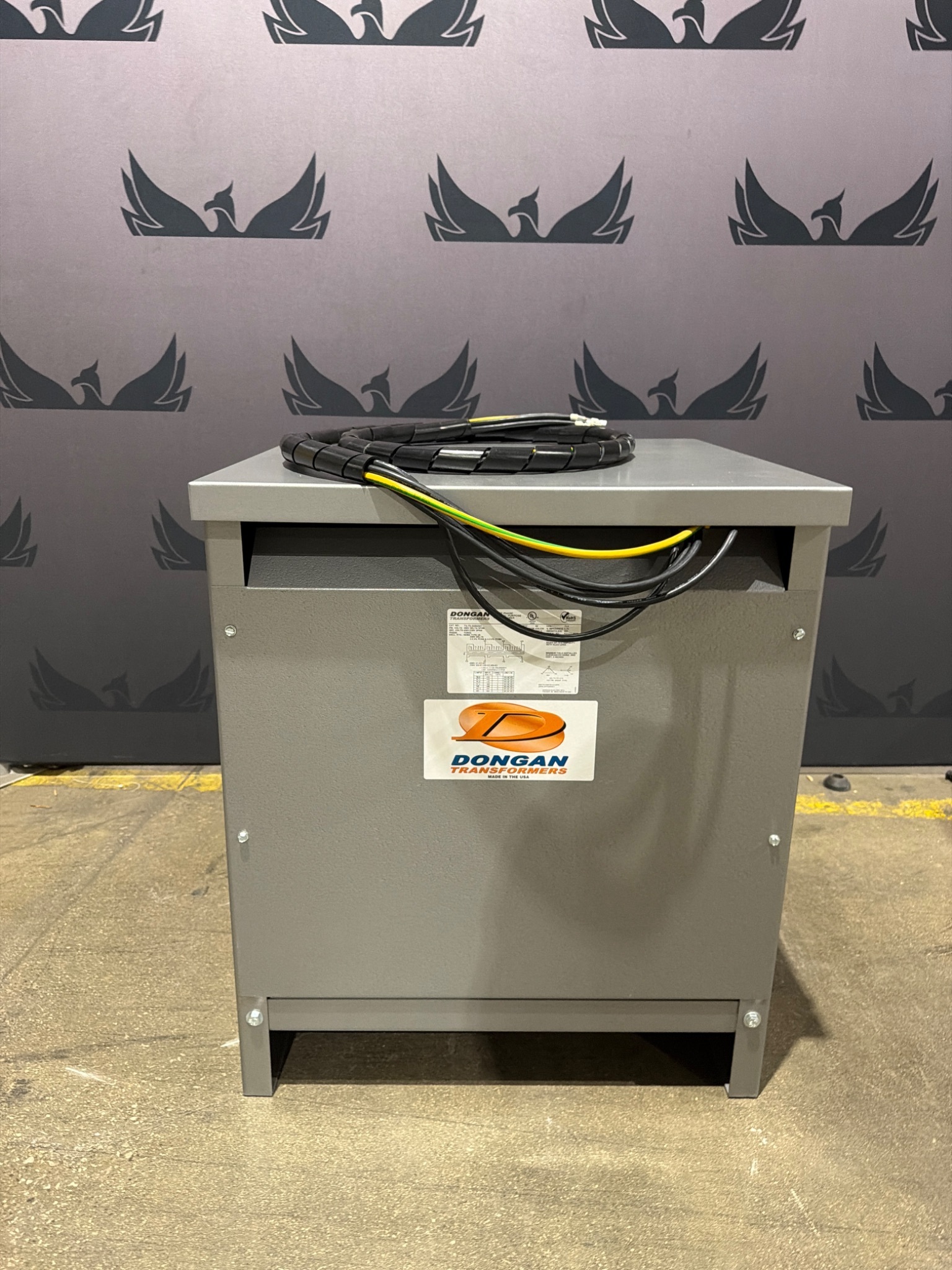 DONGAN 73 75 3494SH 75 KVA THREE PHASE TRANSFORMER USED 0