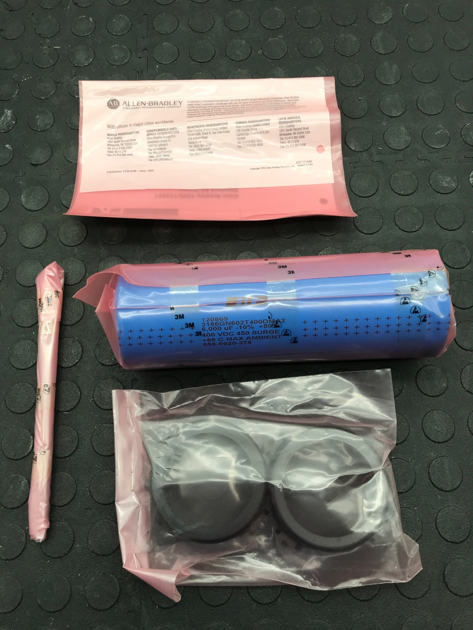 ALLEN BRADLEY 1336 / 1336VT Bus Capacitor Kit NEW 1