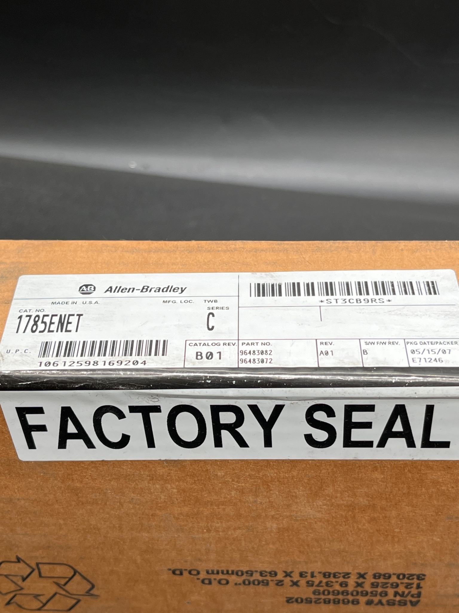 ALLEN BRADLEY 1785-ENET/C PLC 5 ETHERNET INTERFACE MODULE NEW 5