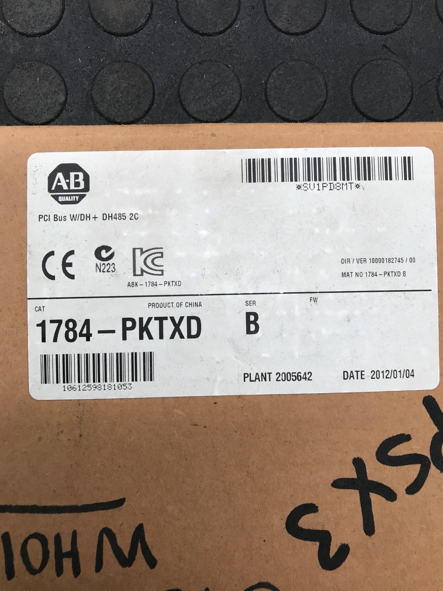 ALLEN BRADLEY 1784‑PKTXD PCI Bus w/ DH + DH485 2‑Channel Communication Card NEW 1