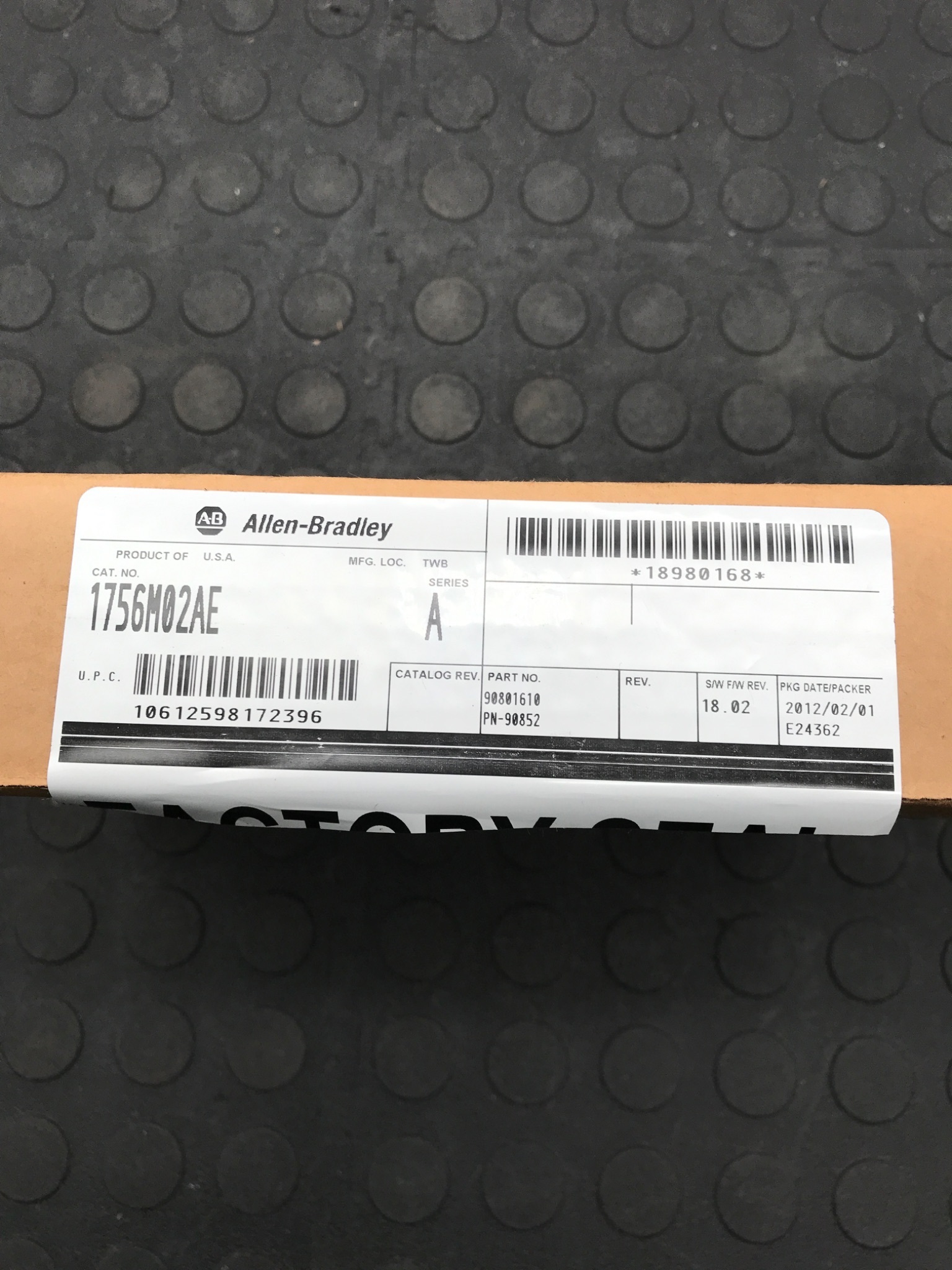 ALLEN BRADLEY 1756‑M02AE ControlLogix 2‑Axis Analog Servo Module NEW 0