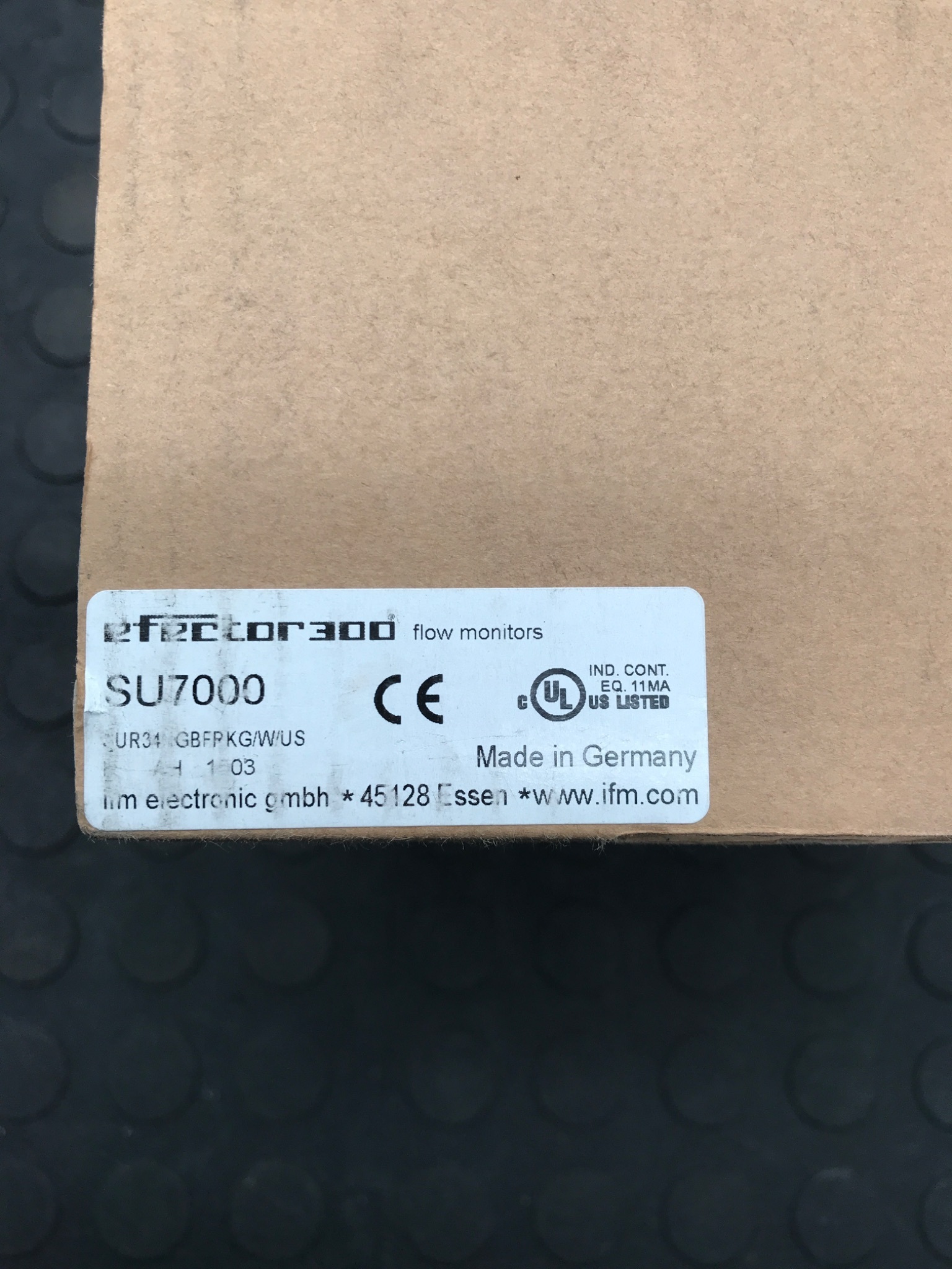 IFM SU7000 Ultrasonic Flow Meter NEW 3