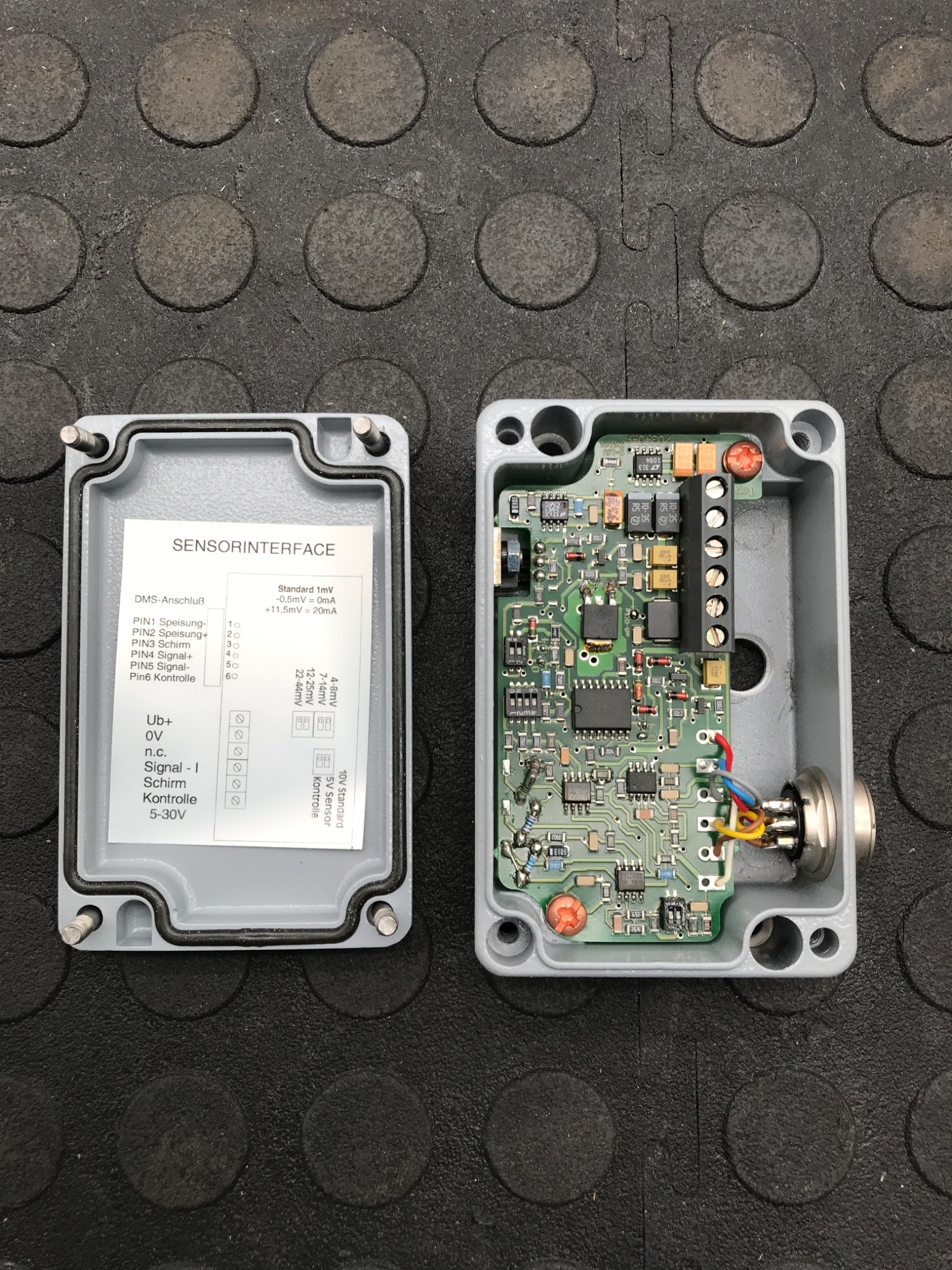 WEBER SI-I0-W4 Sensor Interface 0–20mA USED 2