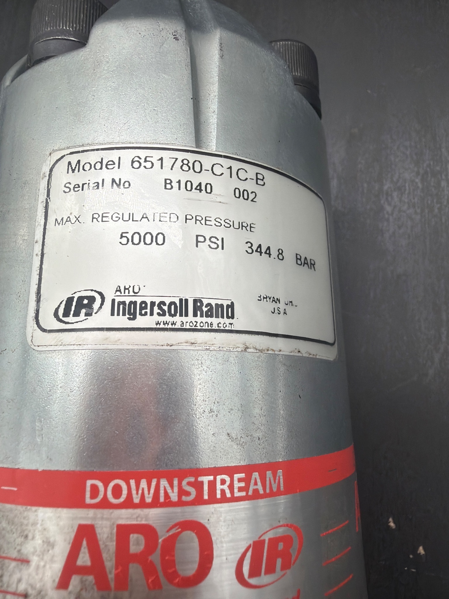 ARO 651780‑C1C‑B 5000 PSI Pressure Regulator NEW NO BOX 5