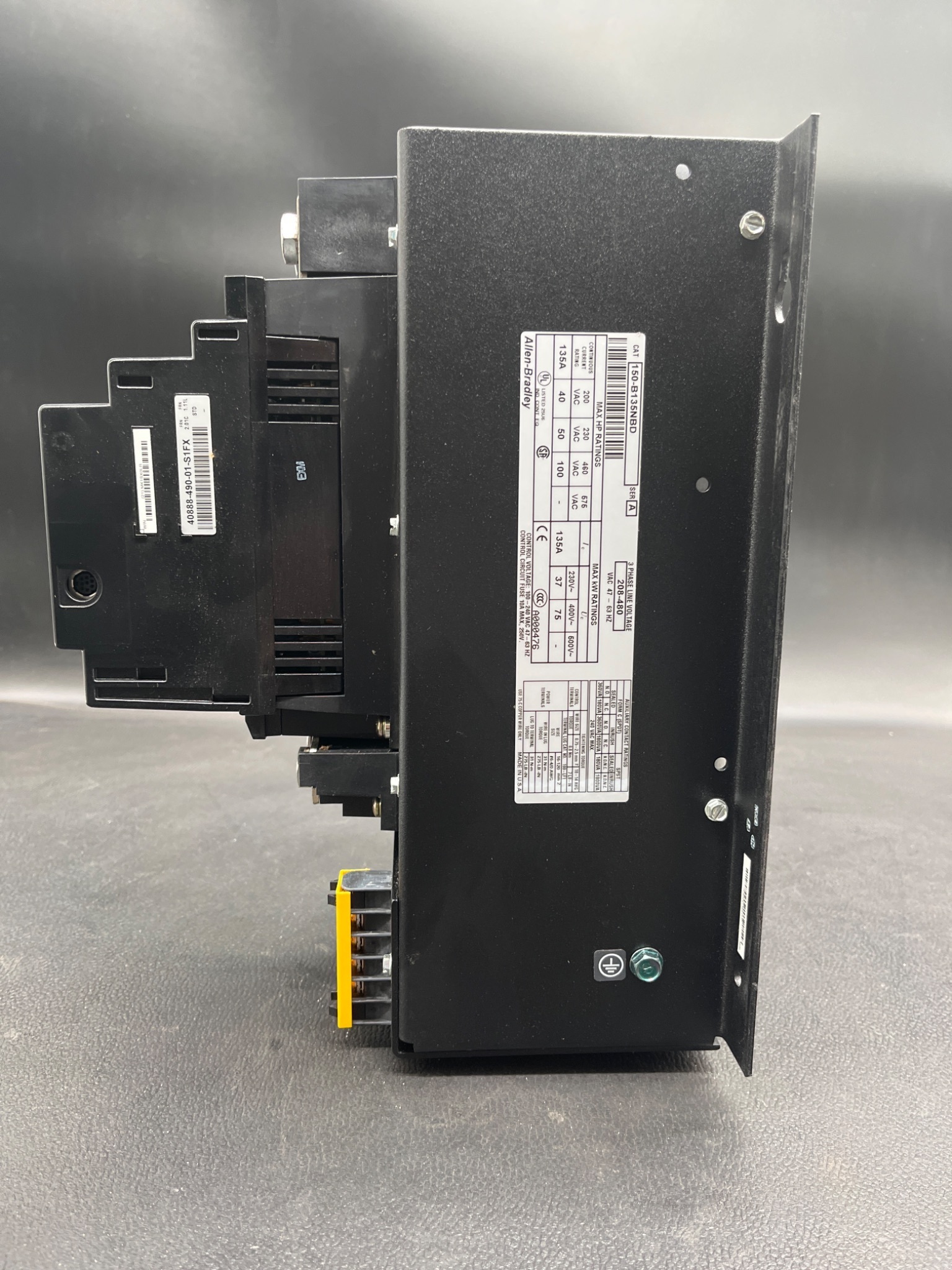 ALLEN BRADLEY 150‑B135NBD Solid State Controller 100HP 135A USED 1