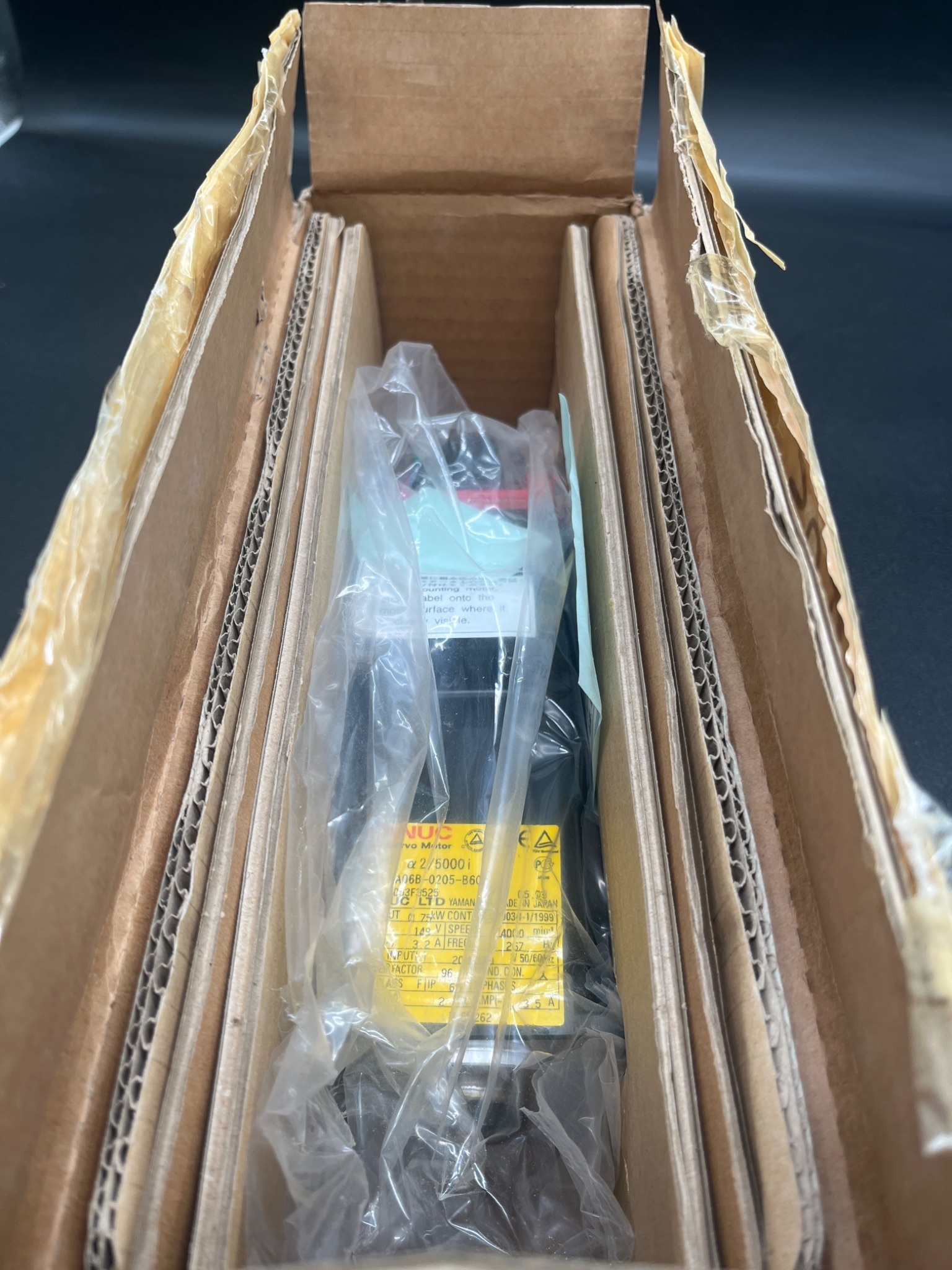 FANUC A06B‑0205‑B605 α2/5000i AC Servo Motor NEW 1