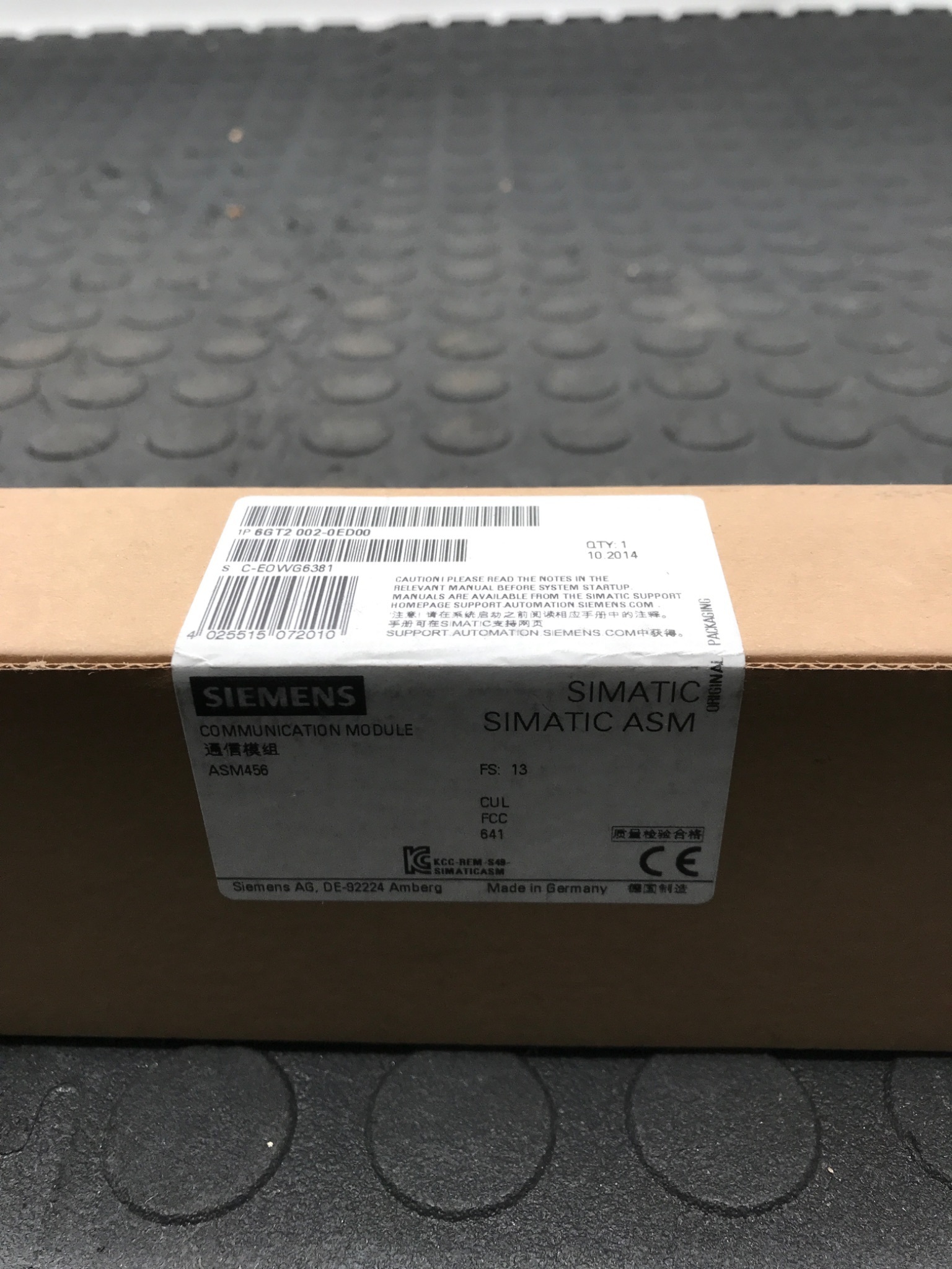 SIEMENS 6GT2002‑0ED00 SIMATIC ASM456 Communication Module NEW 0