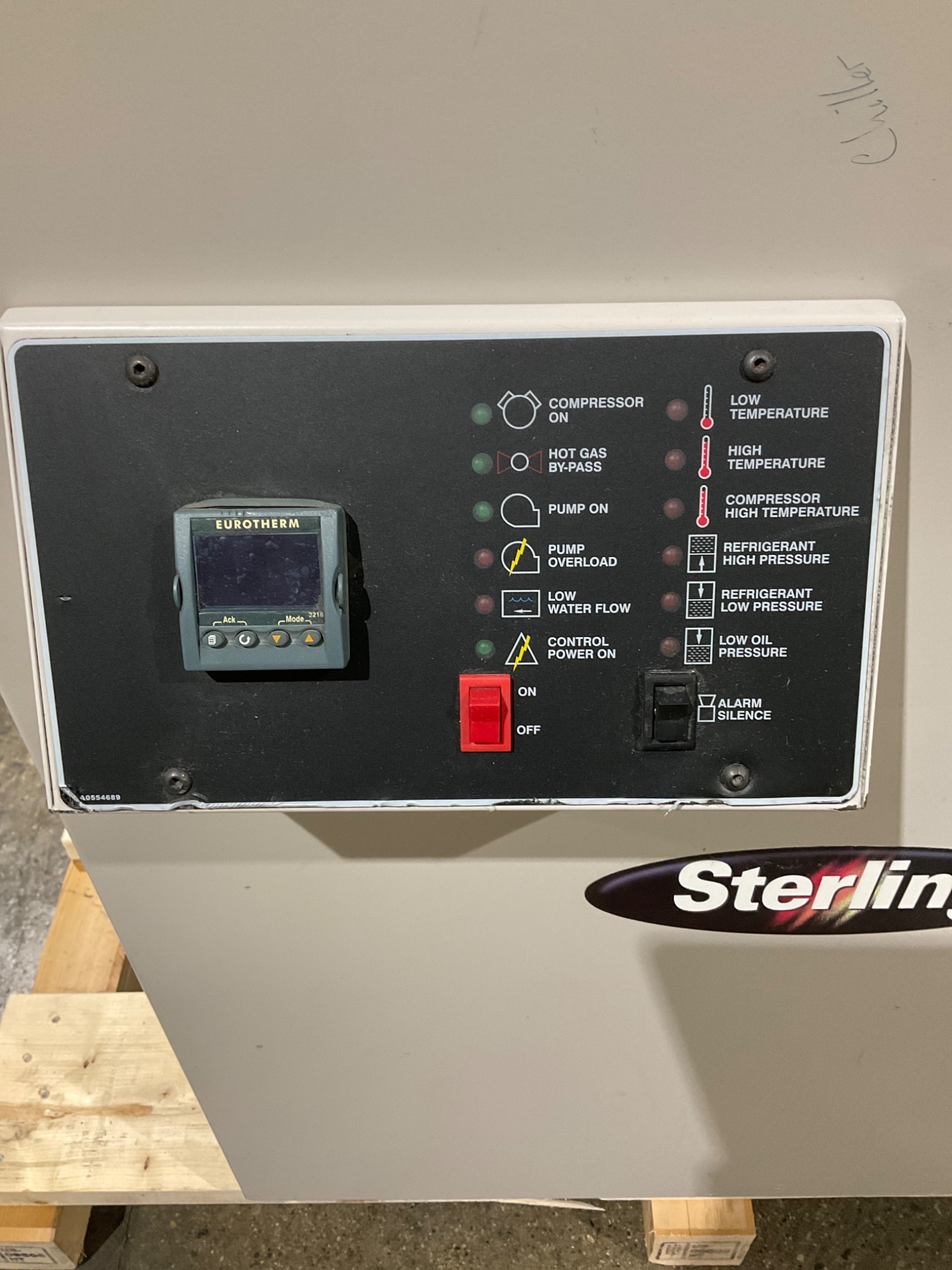 USED STERLING SMCA15 AIR-COOLED INDUSTRIAL PROCESS CHILLER 2