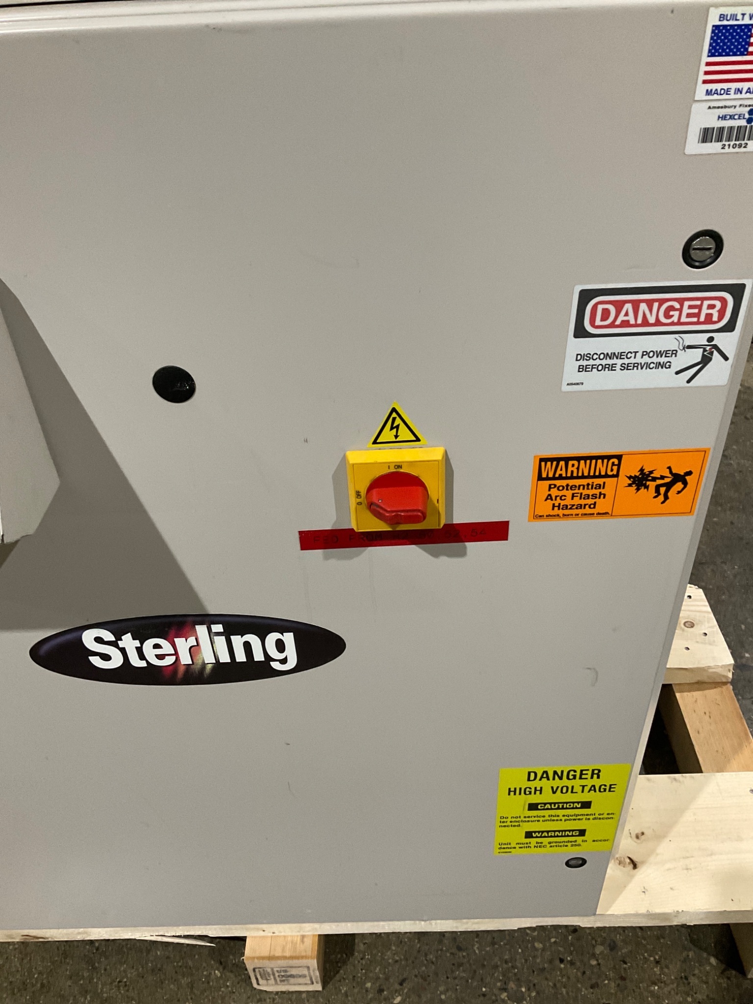 USED STERLING SMCA15 AIR-COOLED INDUSTRIAL PROCESS CHILLER 3