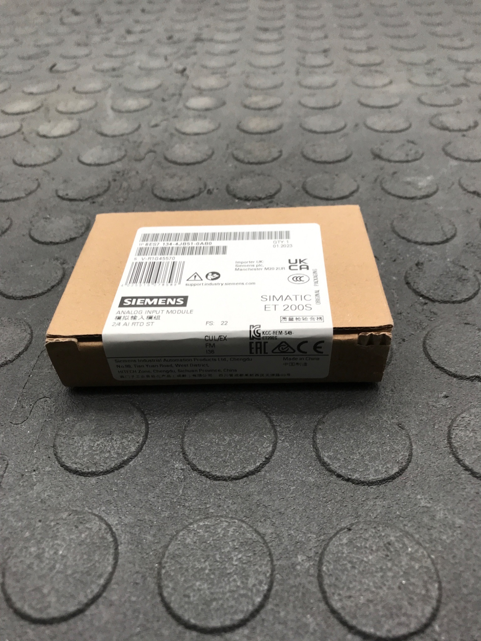SIEMENS 6ES7 134‑4JB51‑0AB0 SIMATIC ET 200S Analog Input Module NEW 0