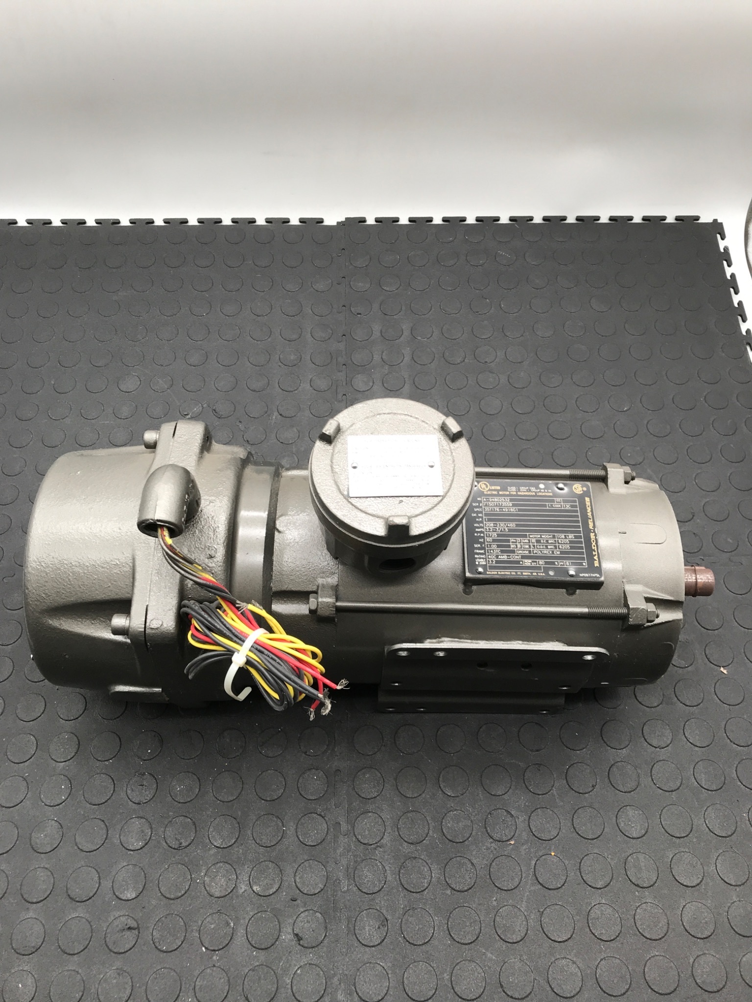 BALDOR 35T176‑4916G1 1HP Motor USED 0