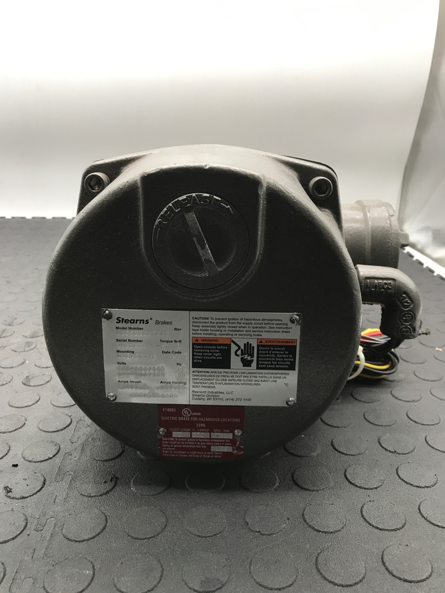BALDOR 35T176‑4916G1 1HP Motor USED 2