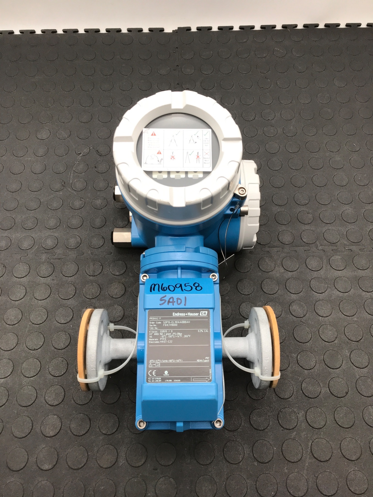 ENDRESS + HAUSER 53P15-EL191AA0BBAH PROMAG P Electromagnetic Flow Meter NEW 0