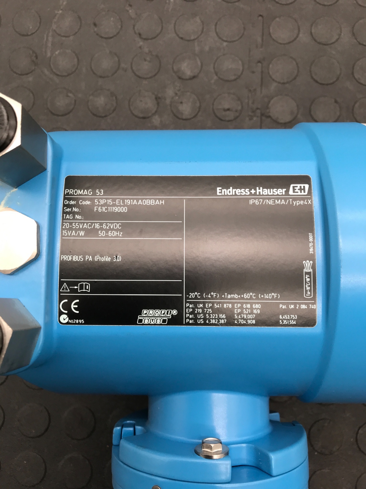 ENDRESS + HAUSER 53P15-EL191AA0BBAH PROMAG P Electromagnetic Flow Meter NEW 4
