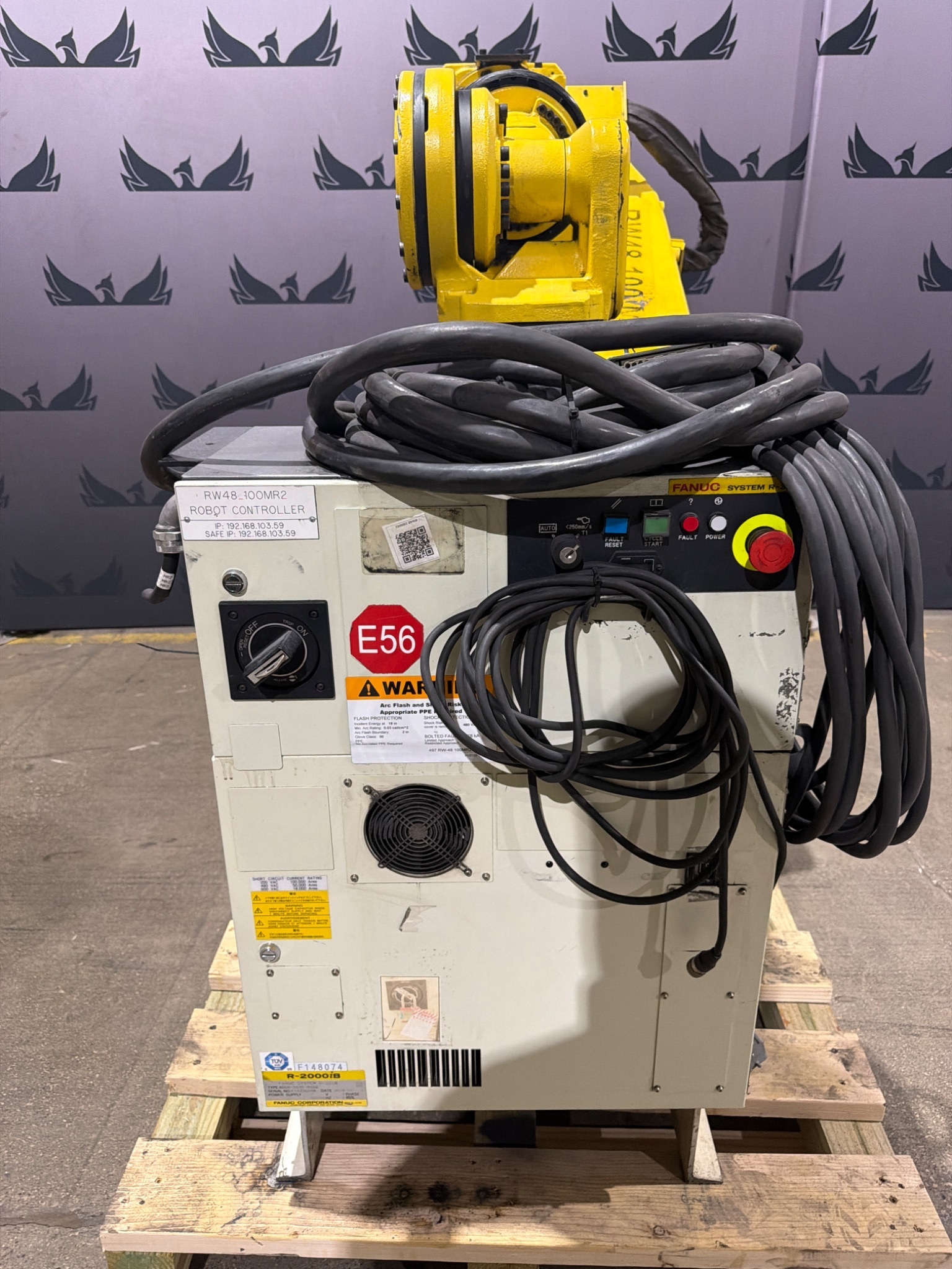 FANUC R-2000iB/210F Complete w/ R-30iB Controls USED 8