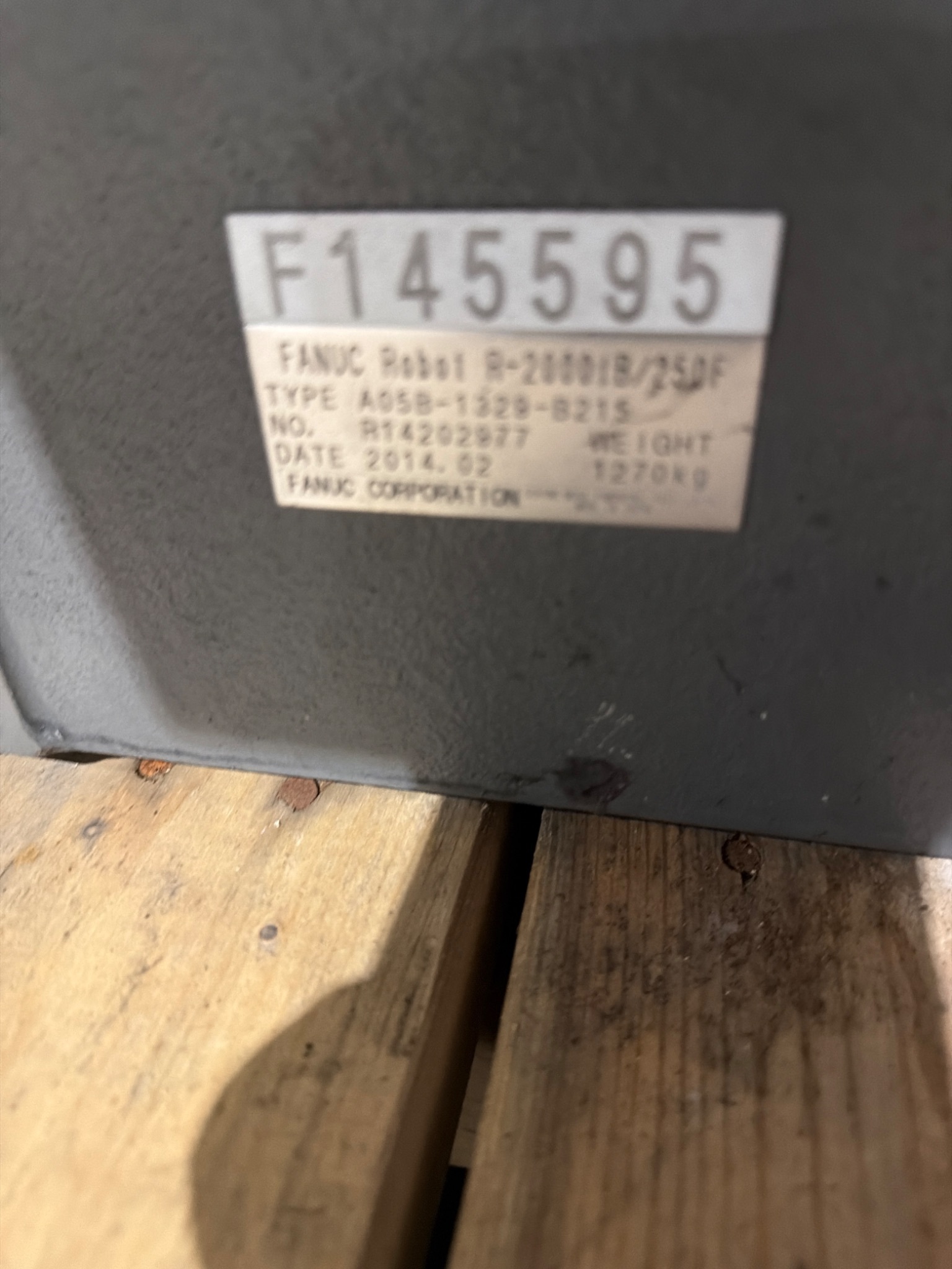 FANUC R‑2000iB/250F Robot w/ R‑30iA Controller & WTC Weld Controls USED 10