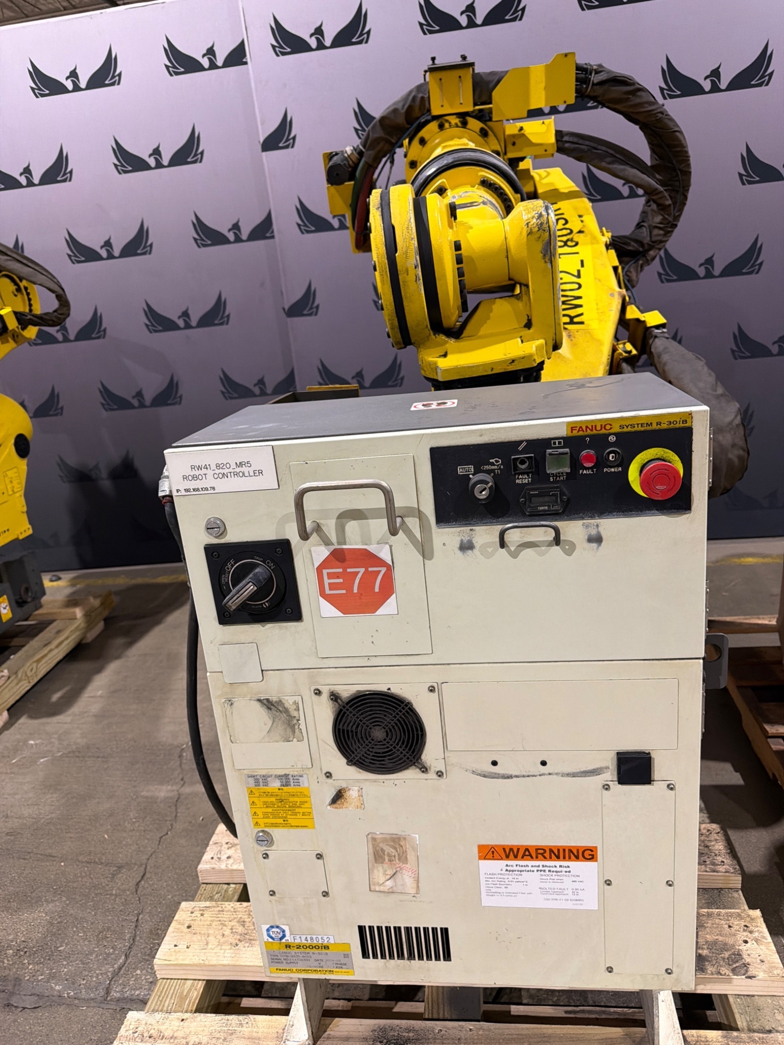 FANUC R-2000iB/210F Complete w/ R-30iB Controls USED 1
