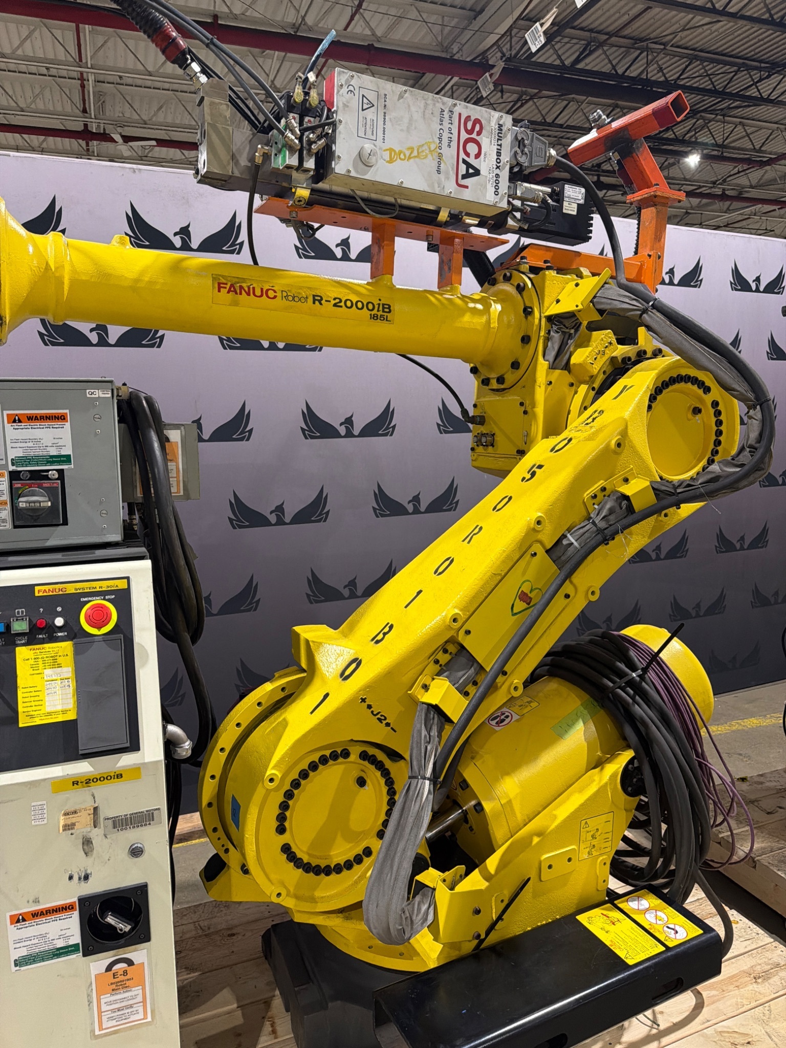FANUC R‑2000iB/185L Robot w/ R‑30iA & WTC Weld Controller; USED 5