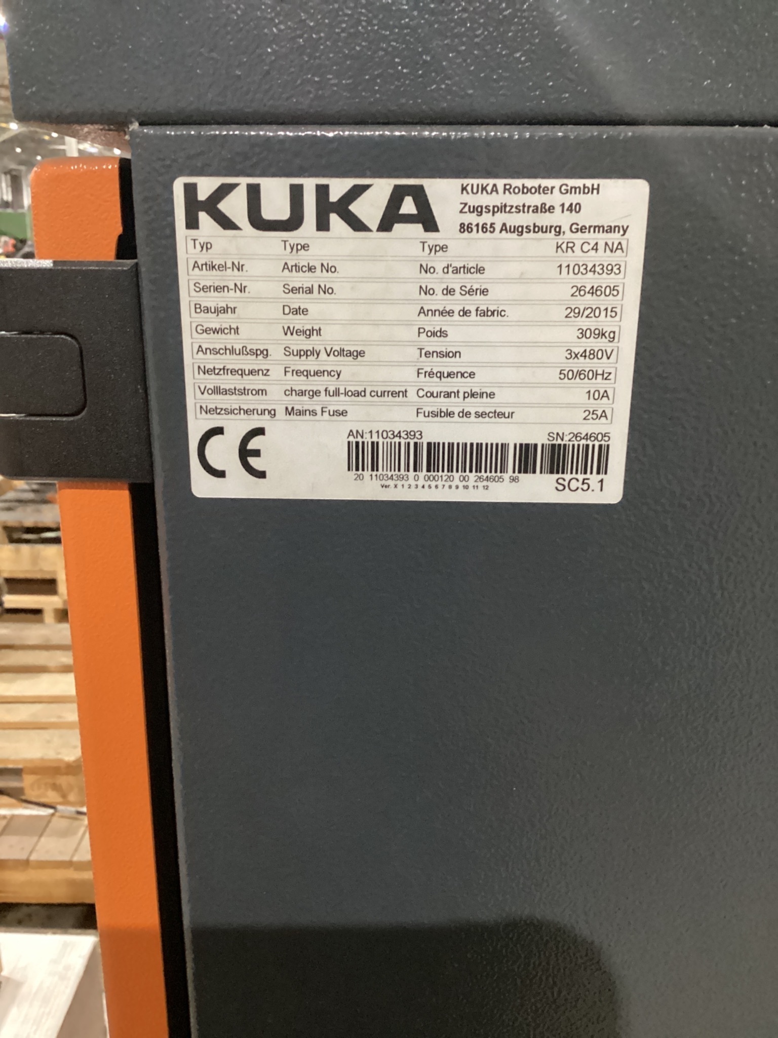 KUKA KR16 L6-2 w/ KR C4 Controls & TT3A Reamer NEW 8