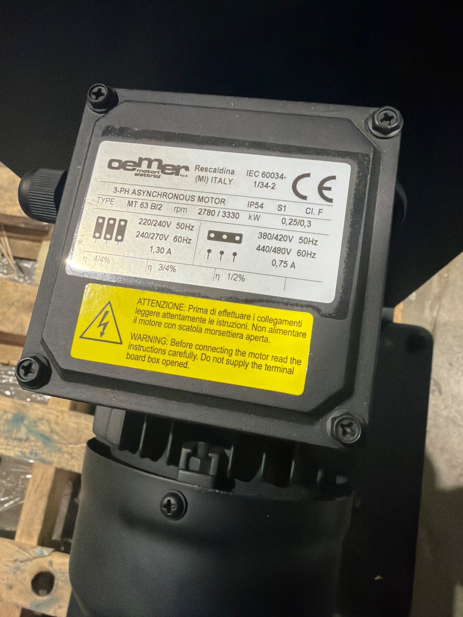NEW 2021 OEMER HQLA‑132X 46KW 3‑Phase Asynchronous Motor Assembly 5