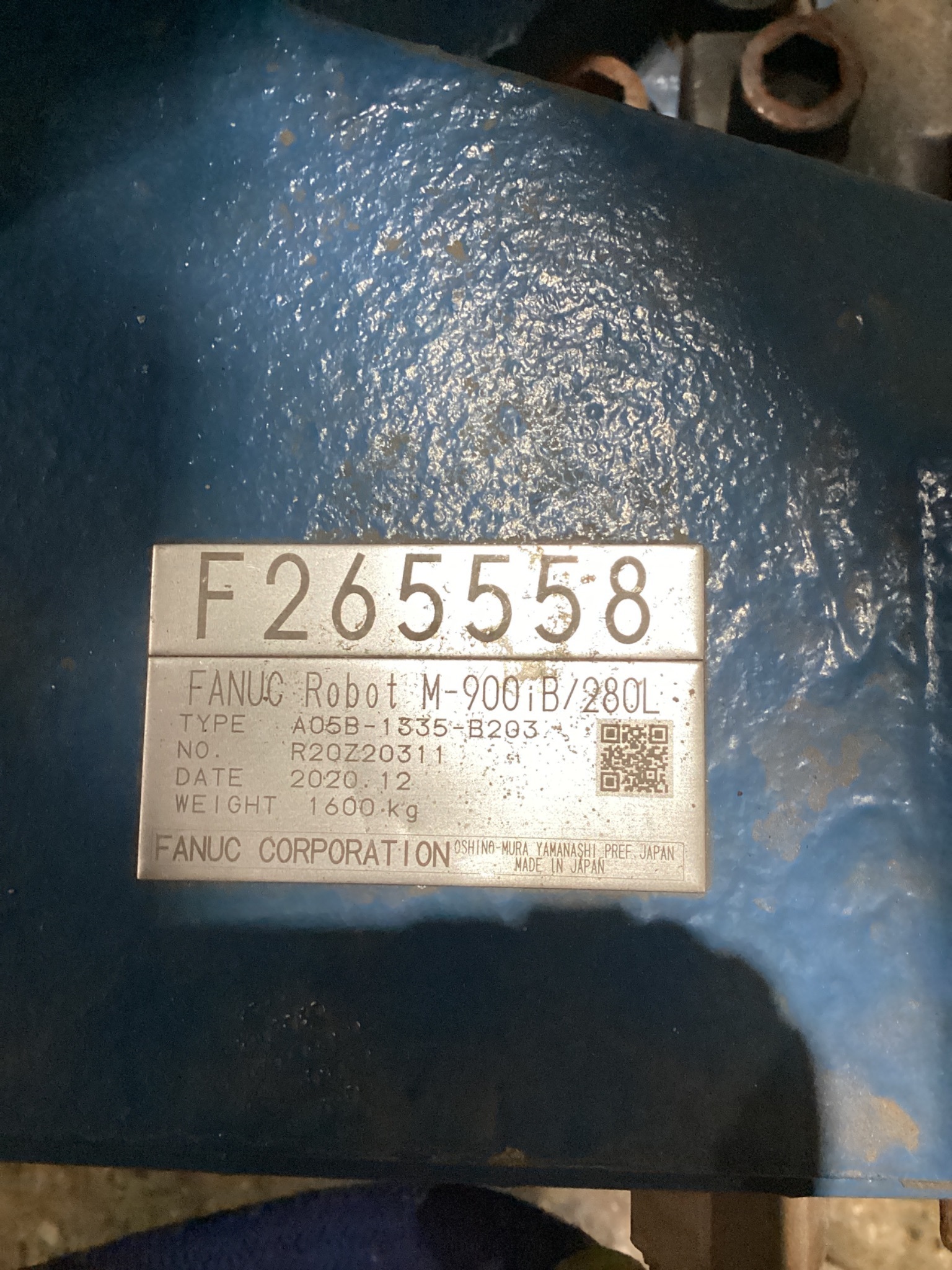 FANUC M-900iB/280L w/ R30iB PLUS & WTC 60L5 Weld Controller USED 7