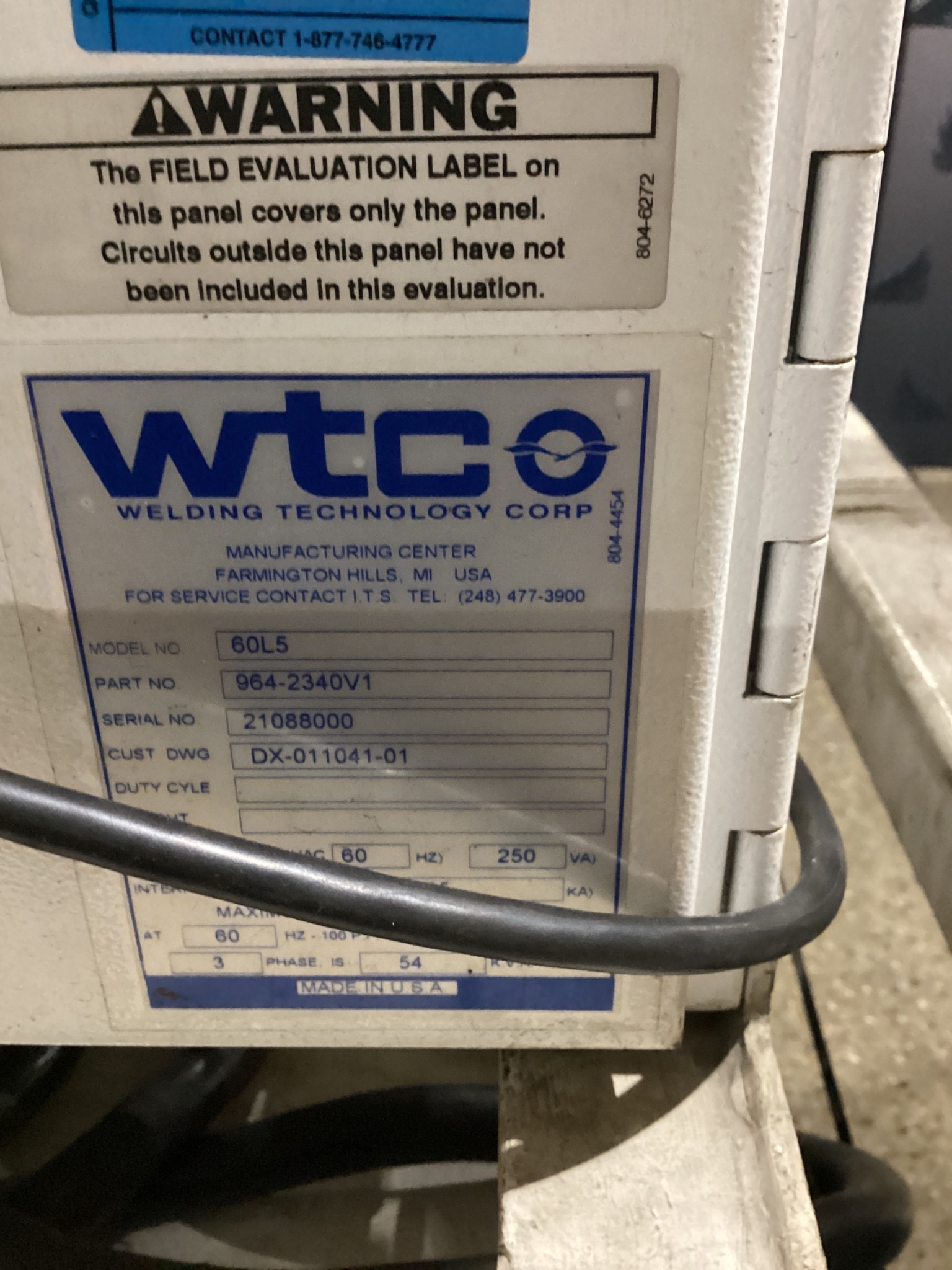 FANUC M-900iB/280L w/ R30iB PLUS & WTC 60L5 Weld Controller USED 15