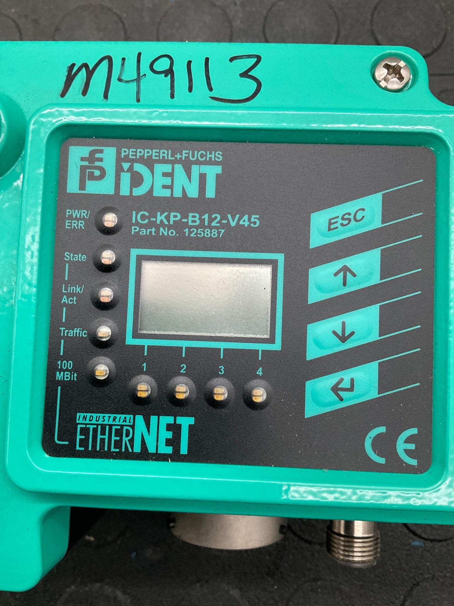 PEPPERL+FUCHS IC‑KP‑B12‑V45 RFID Controller 125887 USED 5