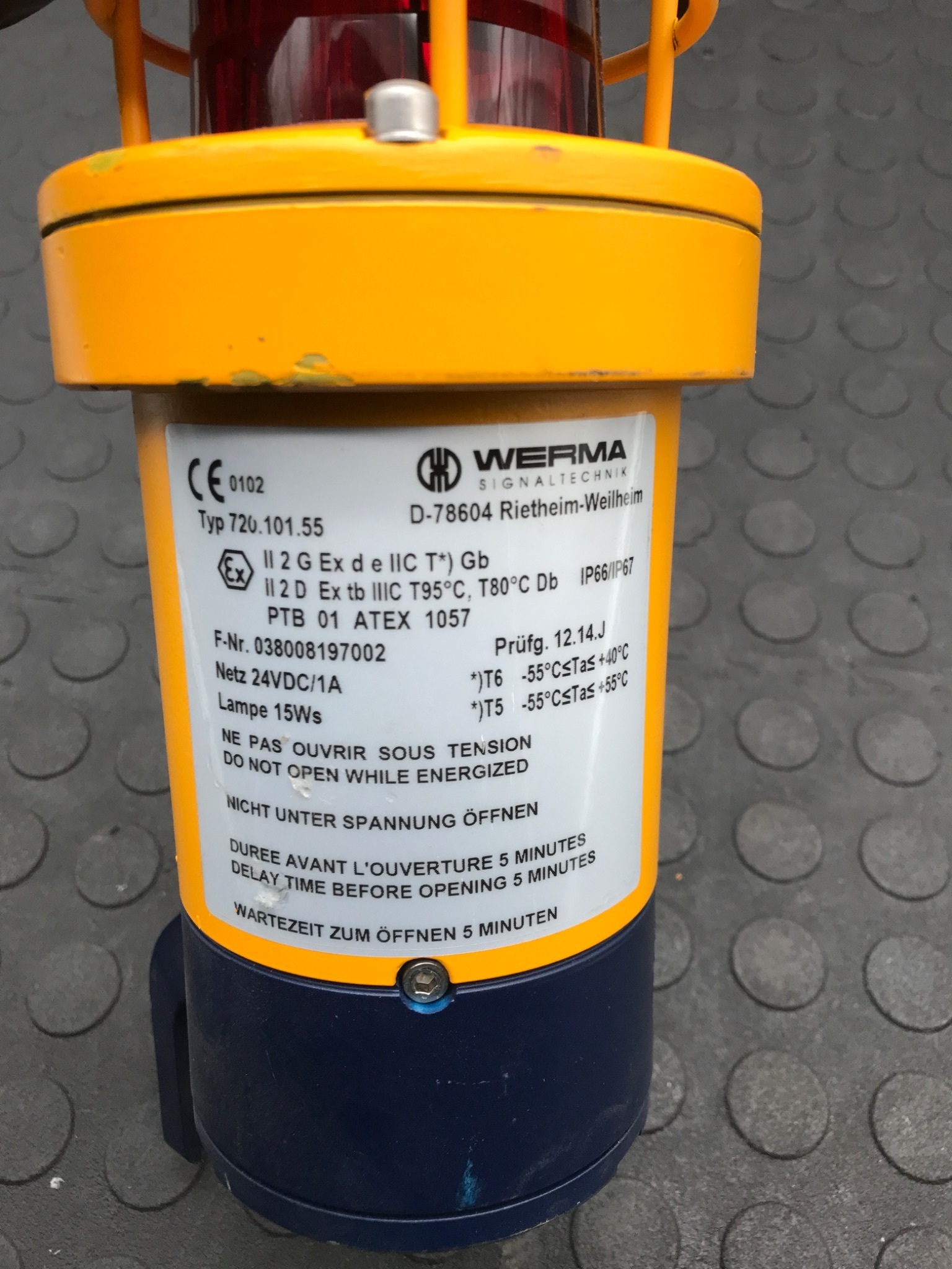 WERMA 720.101.55 Strobe Beacon USED 1