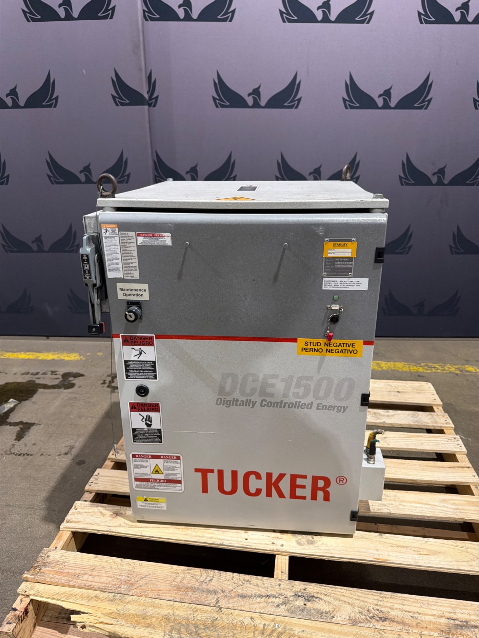 EMHART DCE15AREB DCE1500 Stud Welding Inverter w/ Pendant USED 0