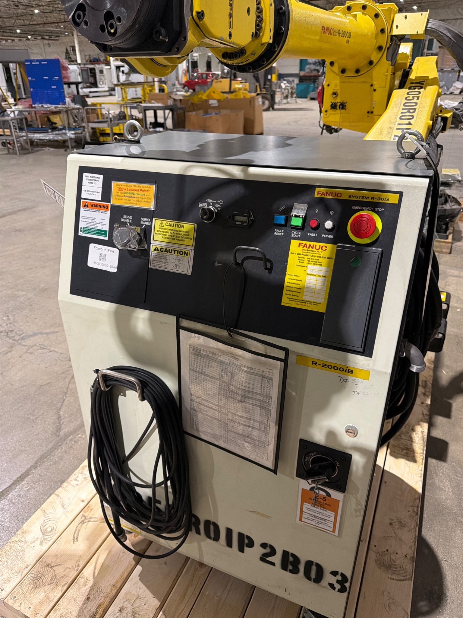 FANUC R‑2000iB/125L Robot w/ R‑30iA Controls; USED 4