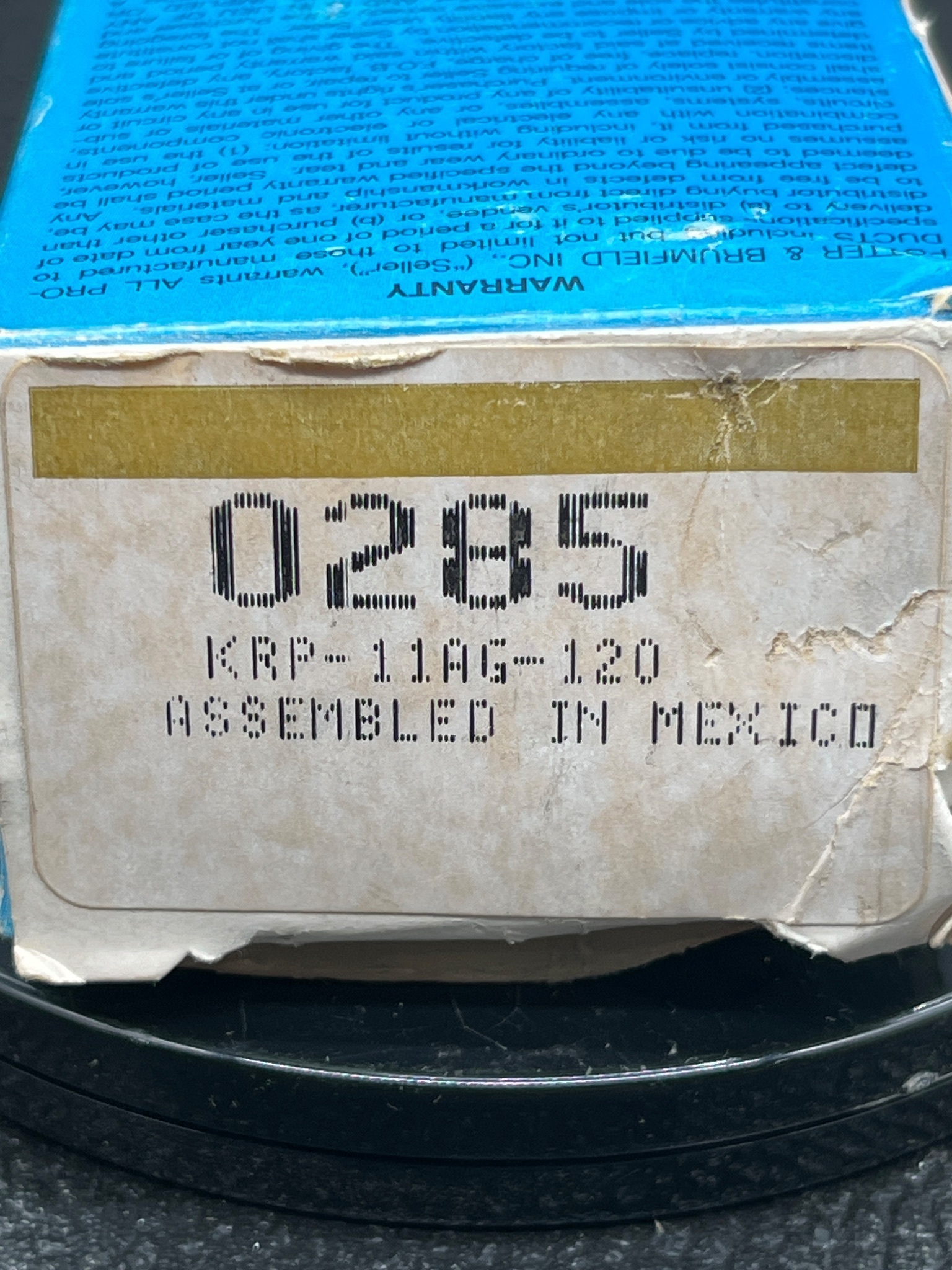 Potter & Brumfield KRP-11AG-120 General Purpose Relay NEW 4