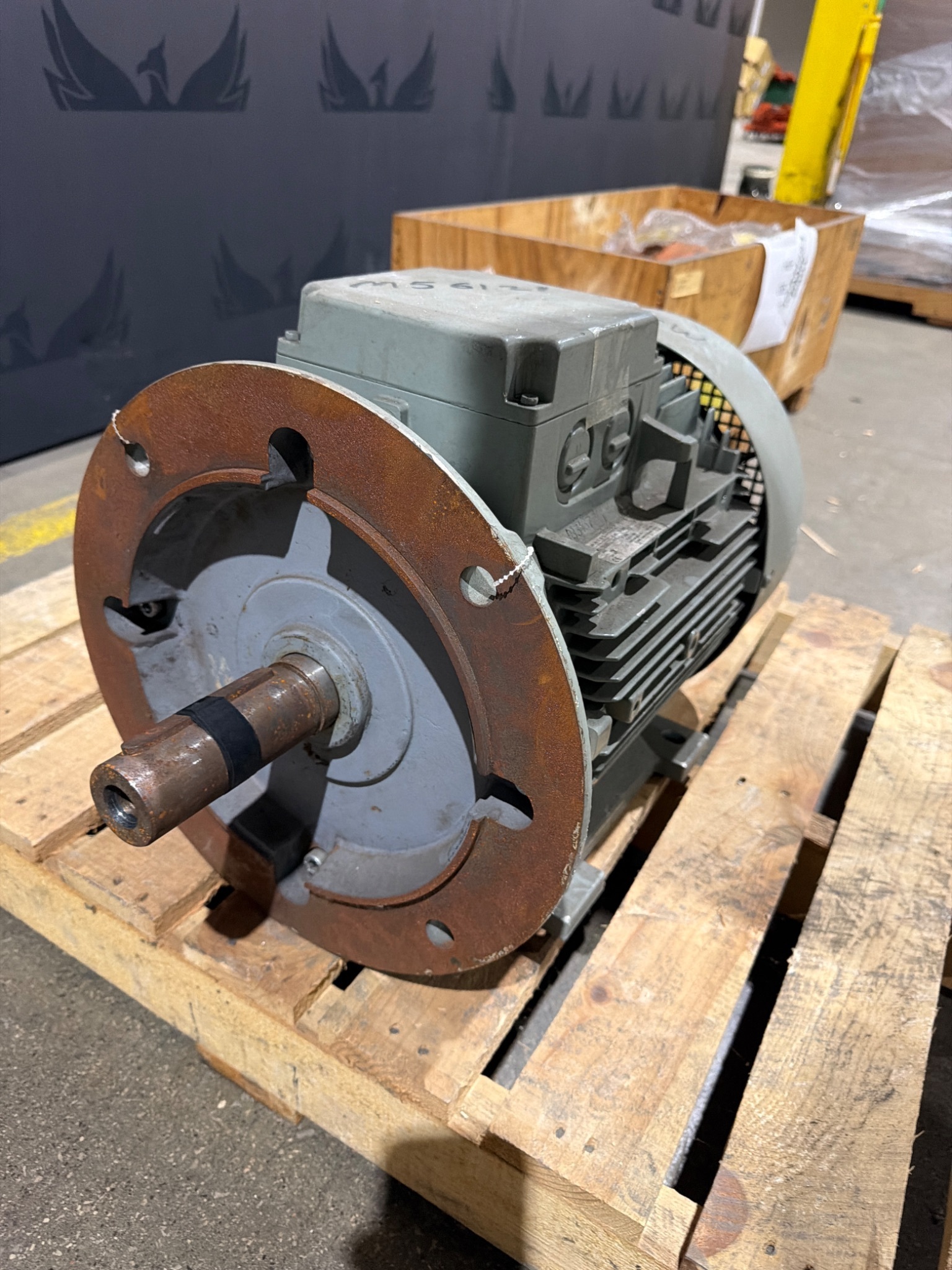 LAMMERS AS. MOT 7AA 160M‑6 AC Electric Motor 8.6 kW 480V 3‑Phase USED 1