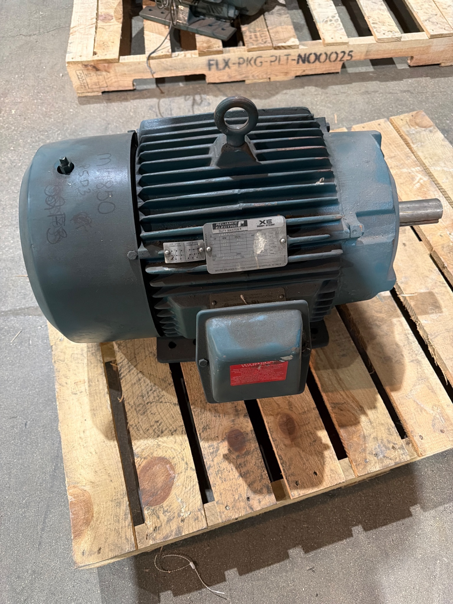 Reliance Electric Duty Master XE 20 HP Motor 460V 3‑Phase 1770 RPM USED 1