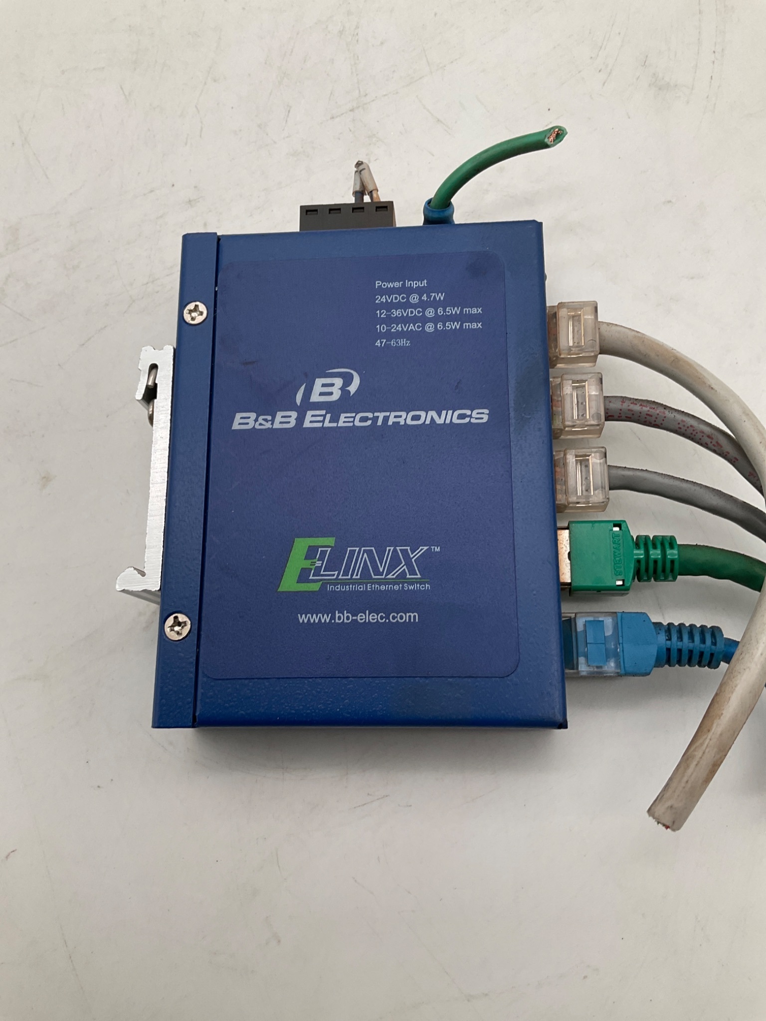 B&B Electronics ESW105 Unmanaged Ethernet Switch USED 0