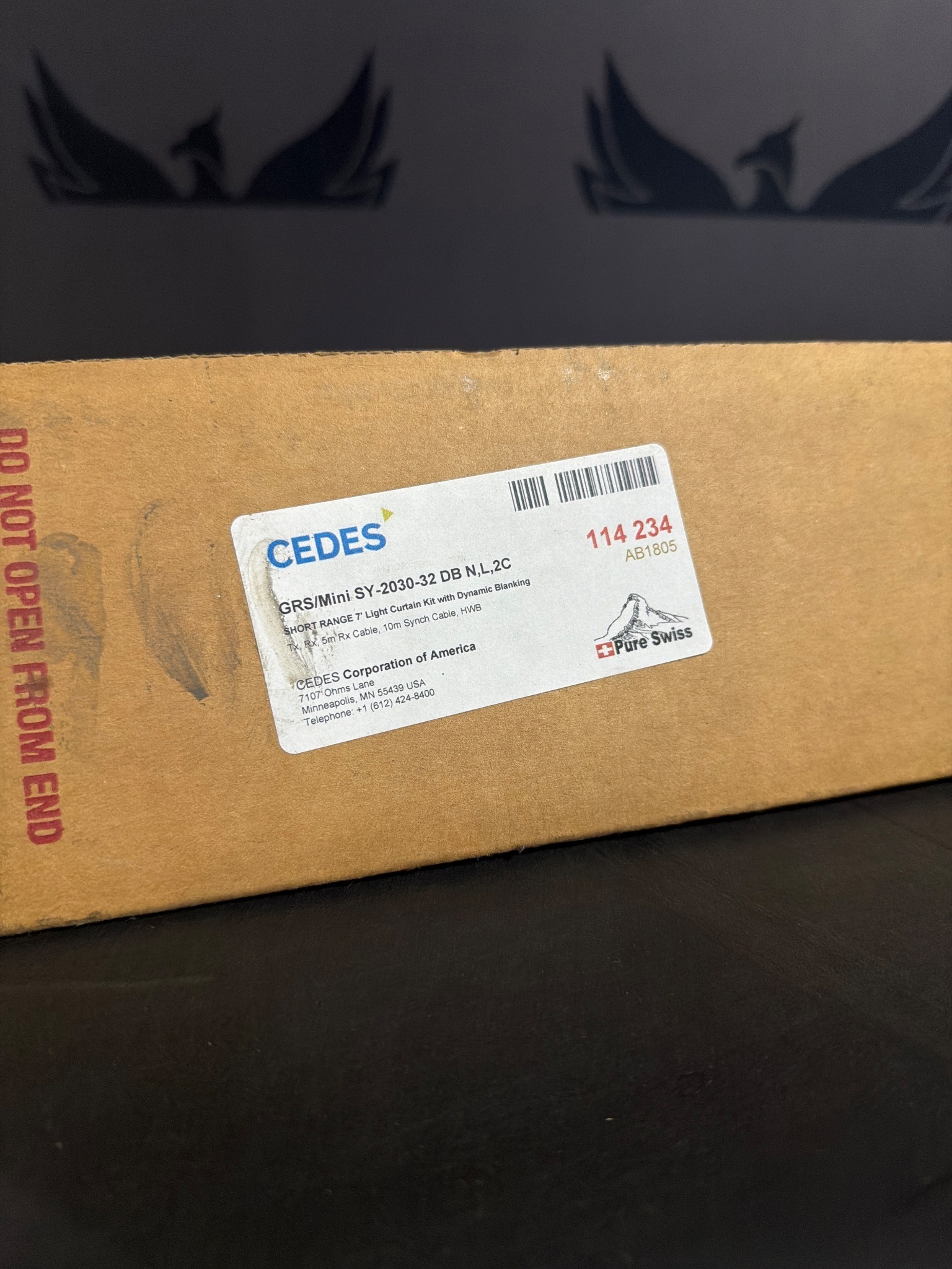 CEDES GRS/Mini SY-203-32 DB NL-2C Safety Light Curtain New In Box 2