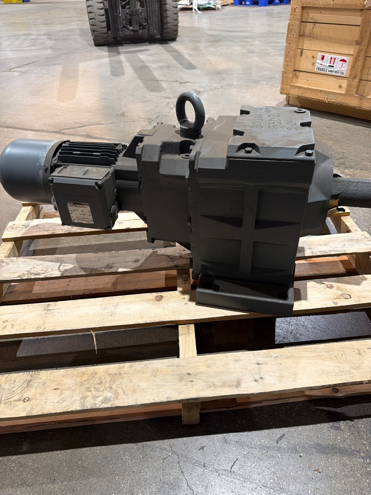 BAUER BG70Z‑11 Gearmotor 6.8 RPM 1.5 kW NEW 2