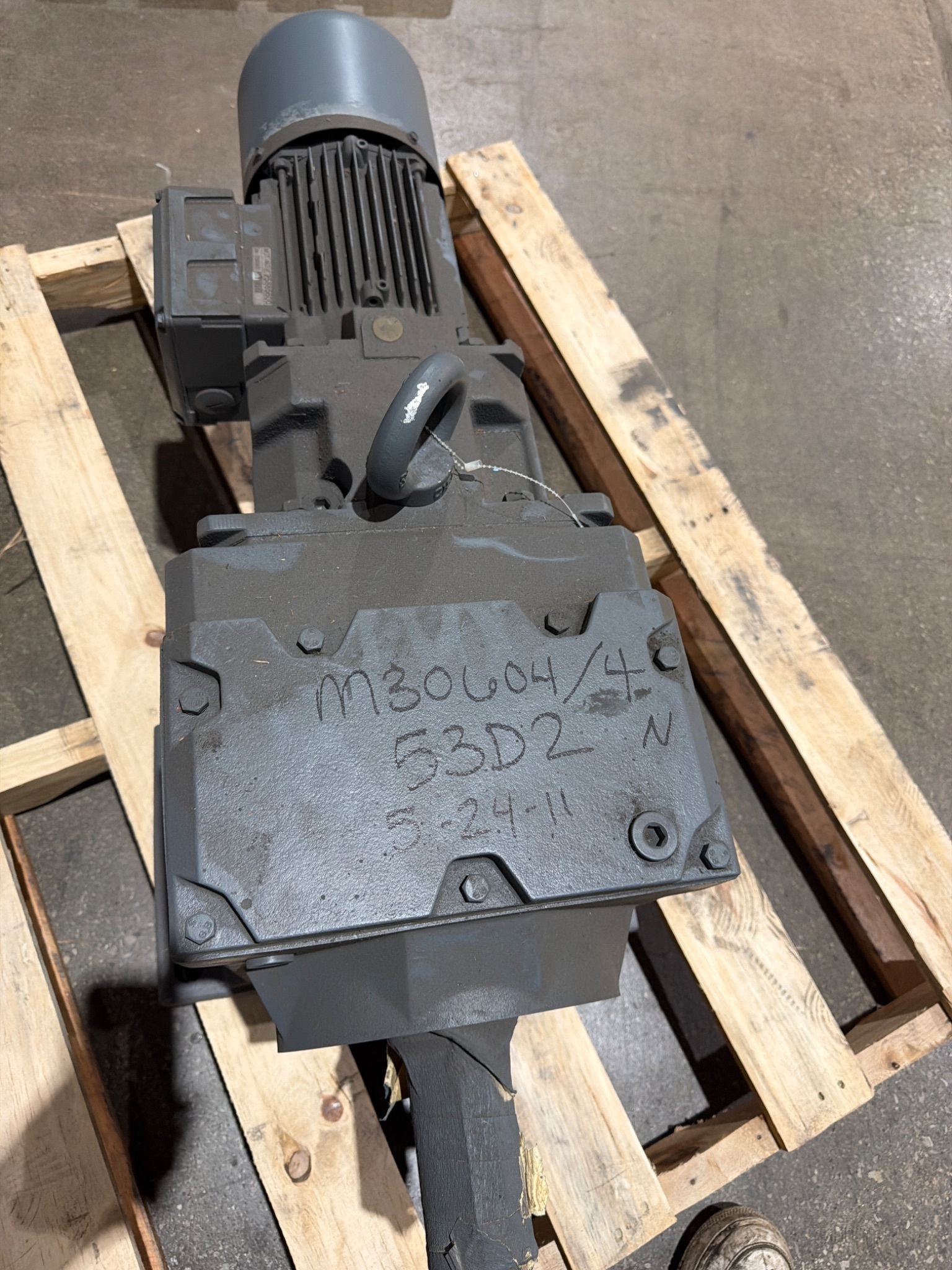 BAUER BG70Z‑11 Gearmotor 6.8 RPM 1.5 kW NEW 4