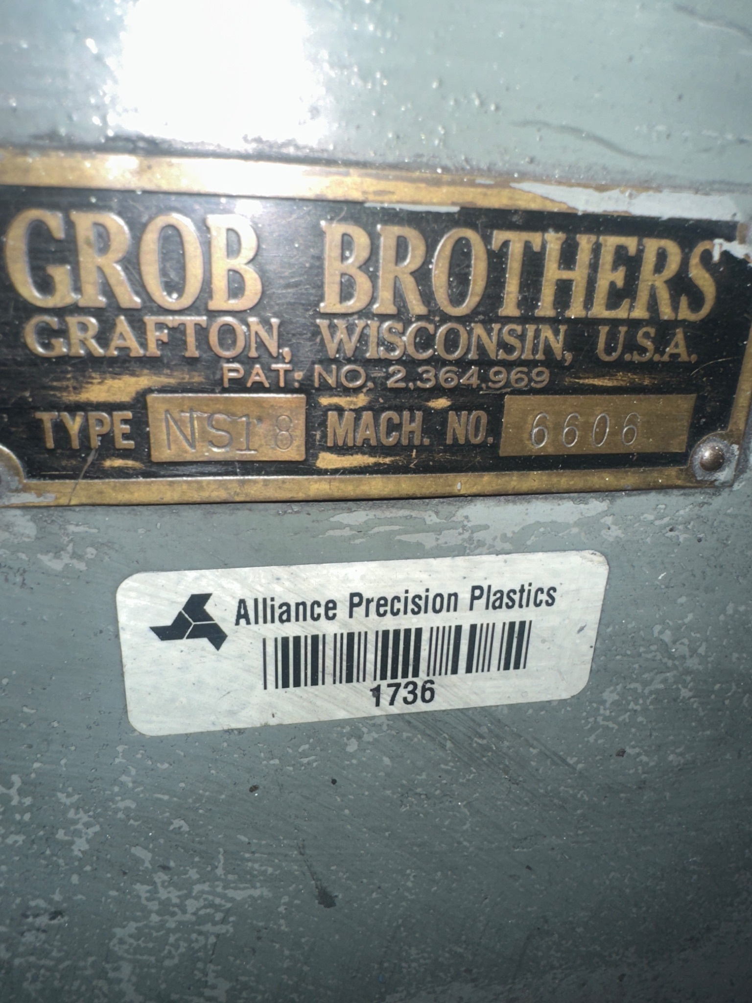 GROB NS18 18" Vertical Band Saw USED 7