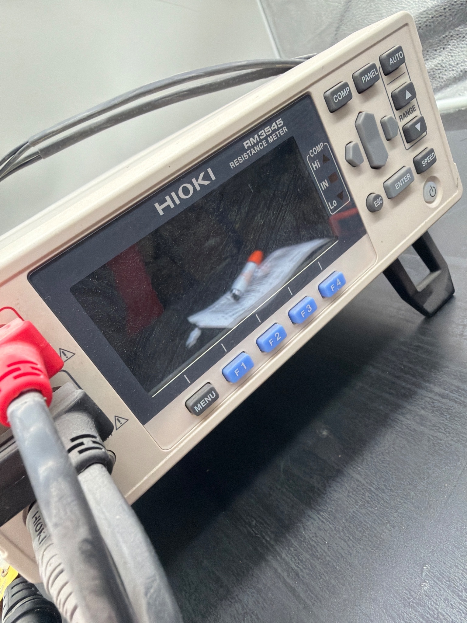 HIOKI RM3545 RESISTANCE METER USED 1