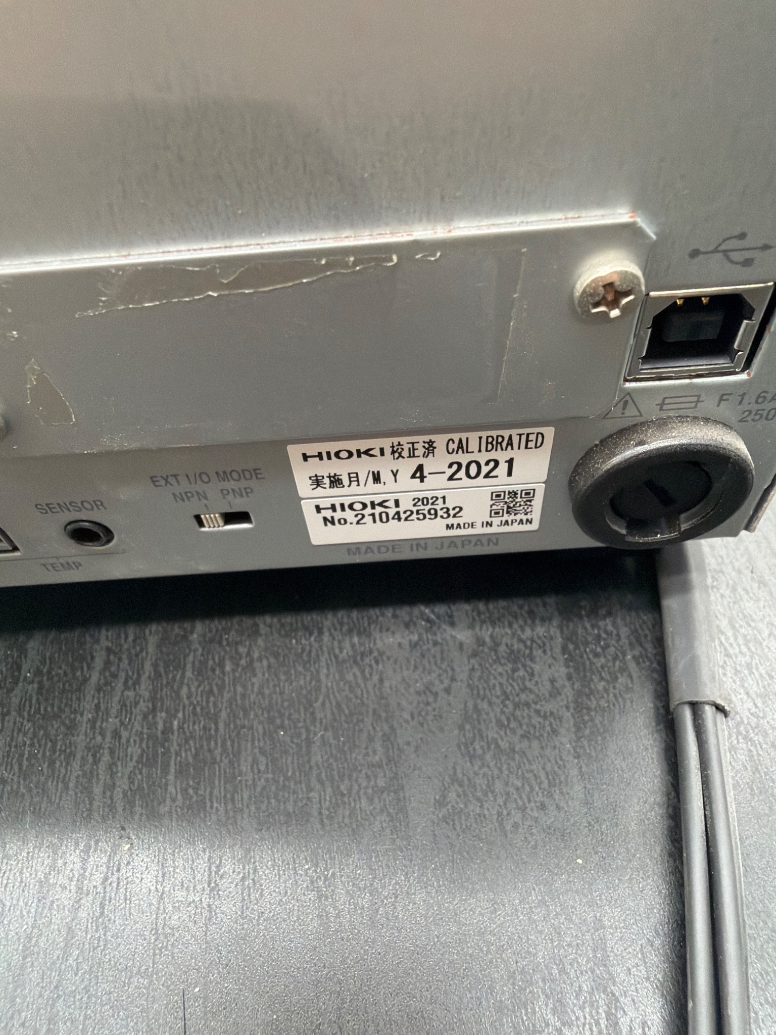HIOKI RM3545 RESISTANCE METER USED 7