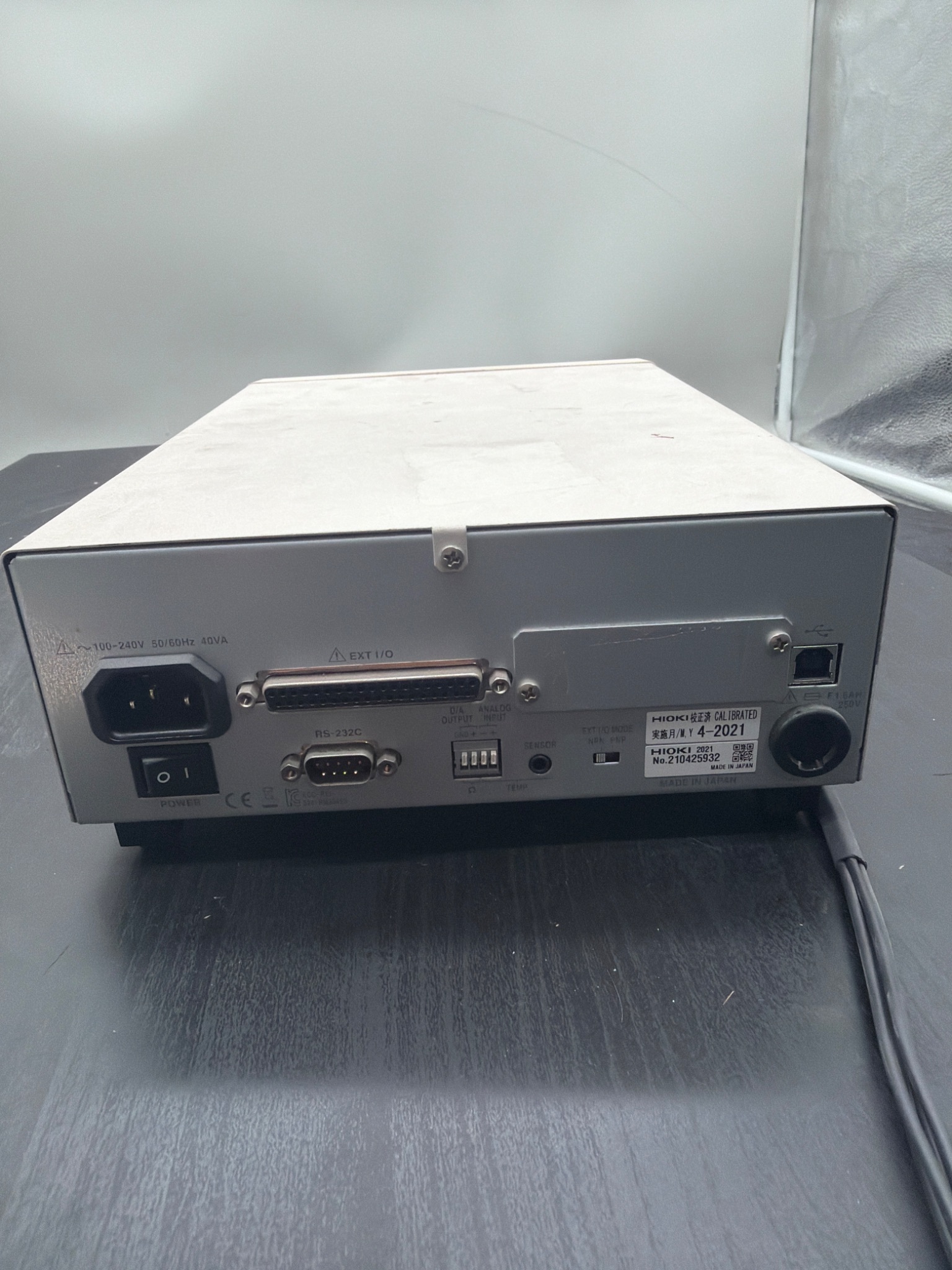 HIOKI RM3545 RESISTANCE METER USED 8