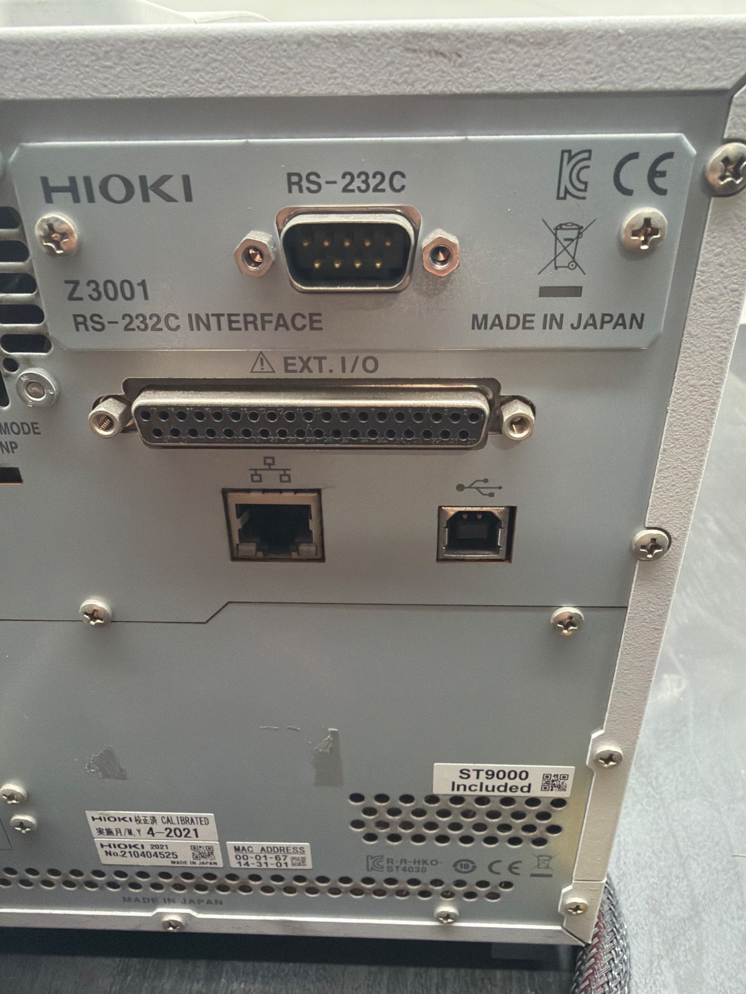HIOKI RM3545 RESISTANCE METER USED 14