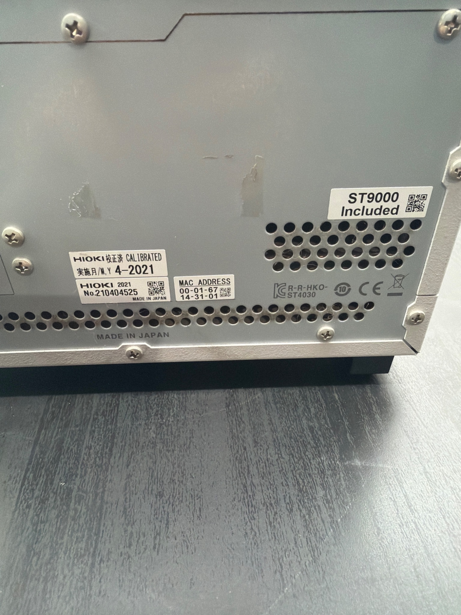 HIOKI ST4030A IMPULSE WINDING TESTER RS 232C USED 6