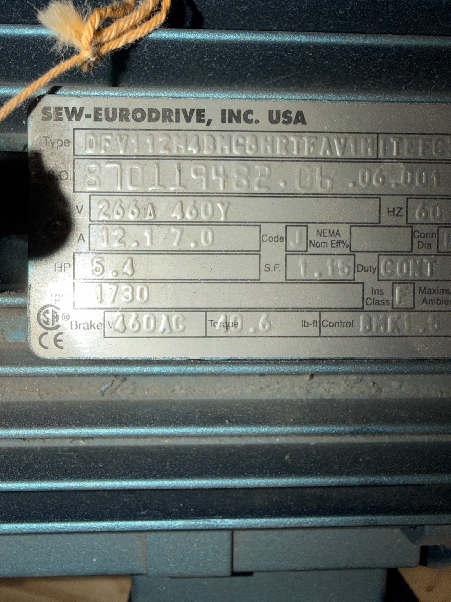 SEW‑EURODRIVE K77DV112M4 Gearmotor - NEW 5